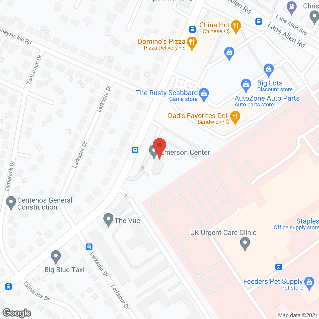 Emerson Center Inc in google map