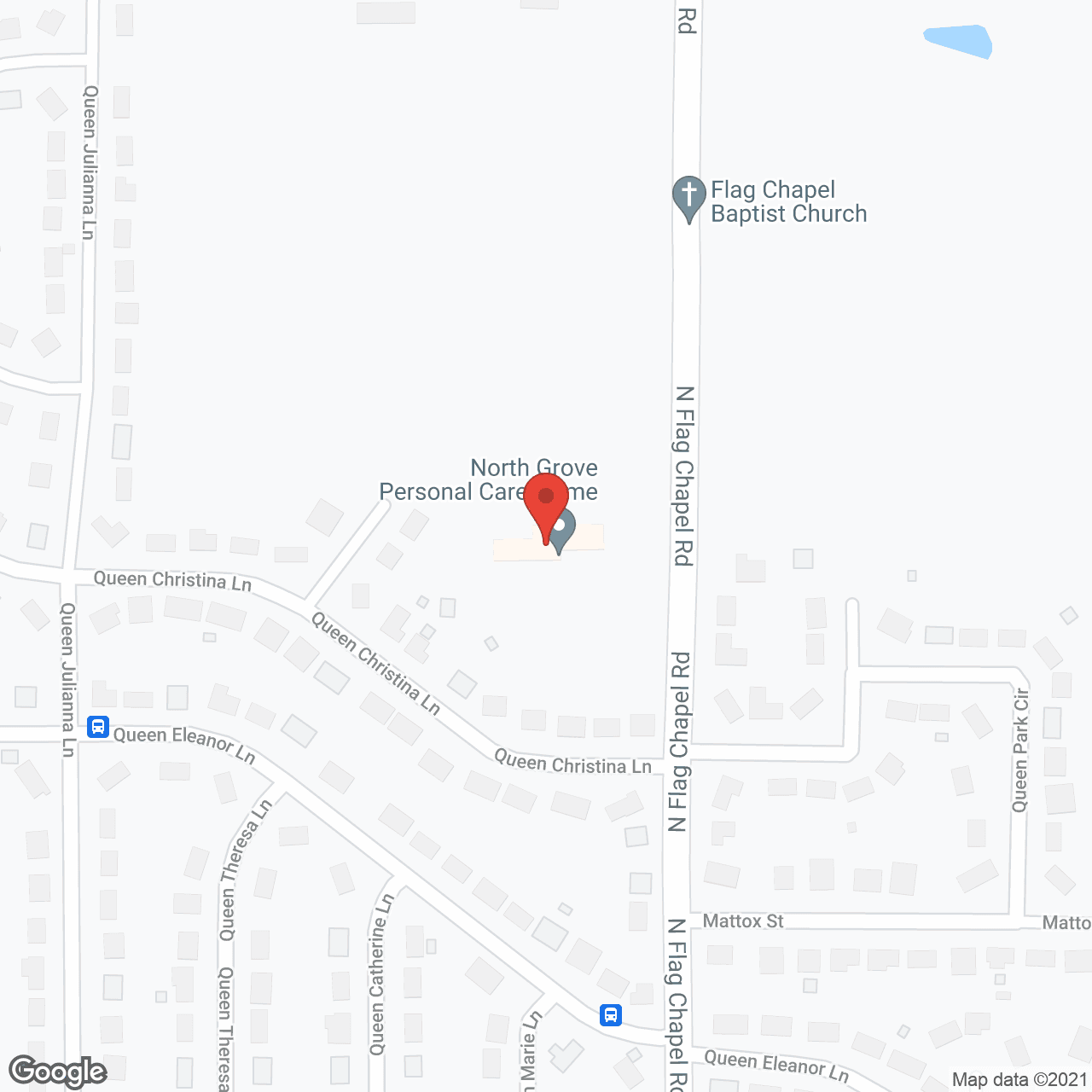 North Grove Assisted Living in google map