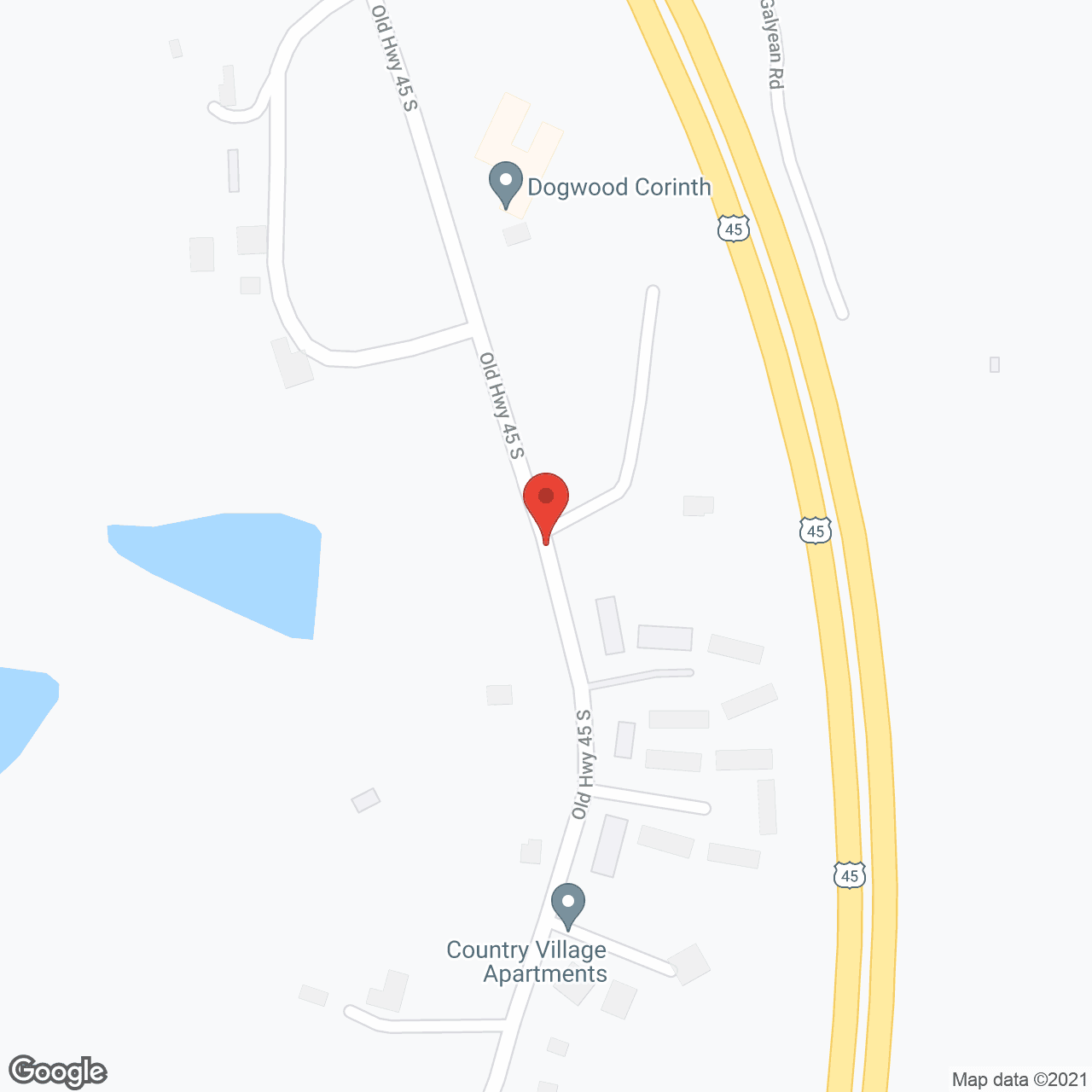 Dogwood Corinth in google map