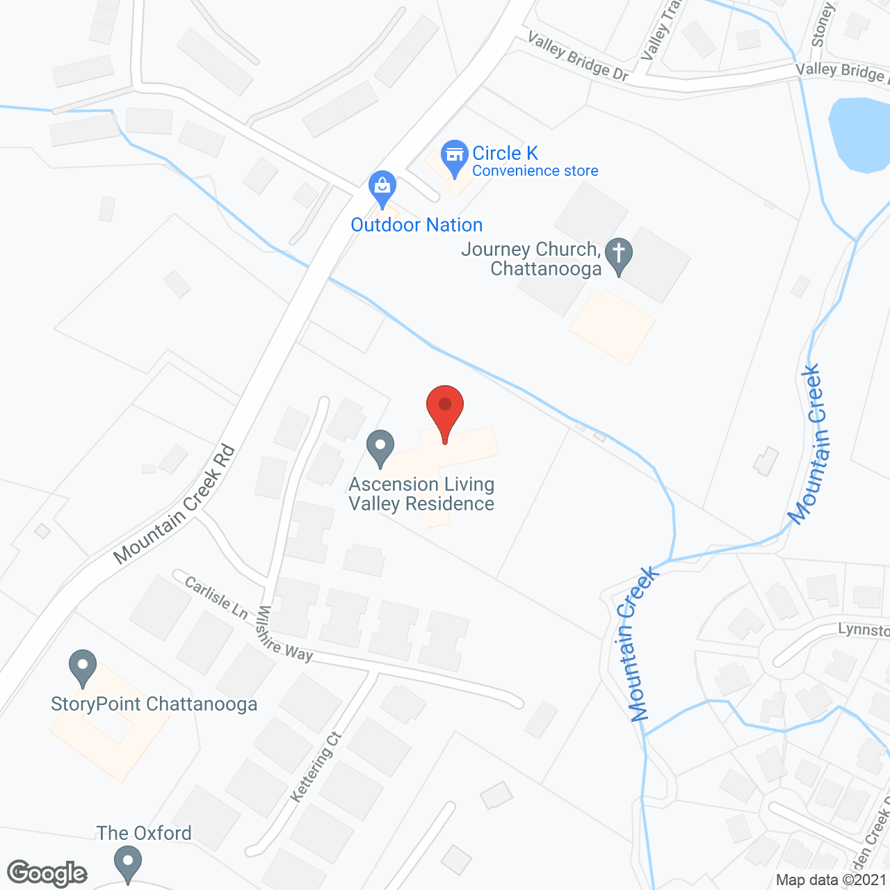 Ascension Living Valley Residence in google map