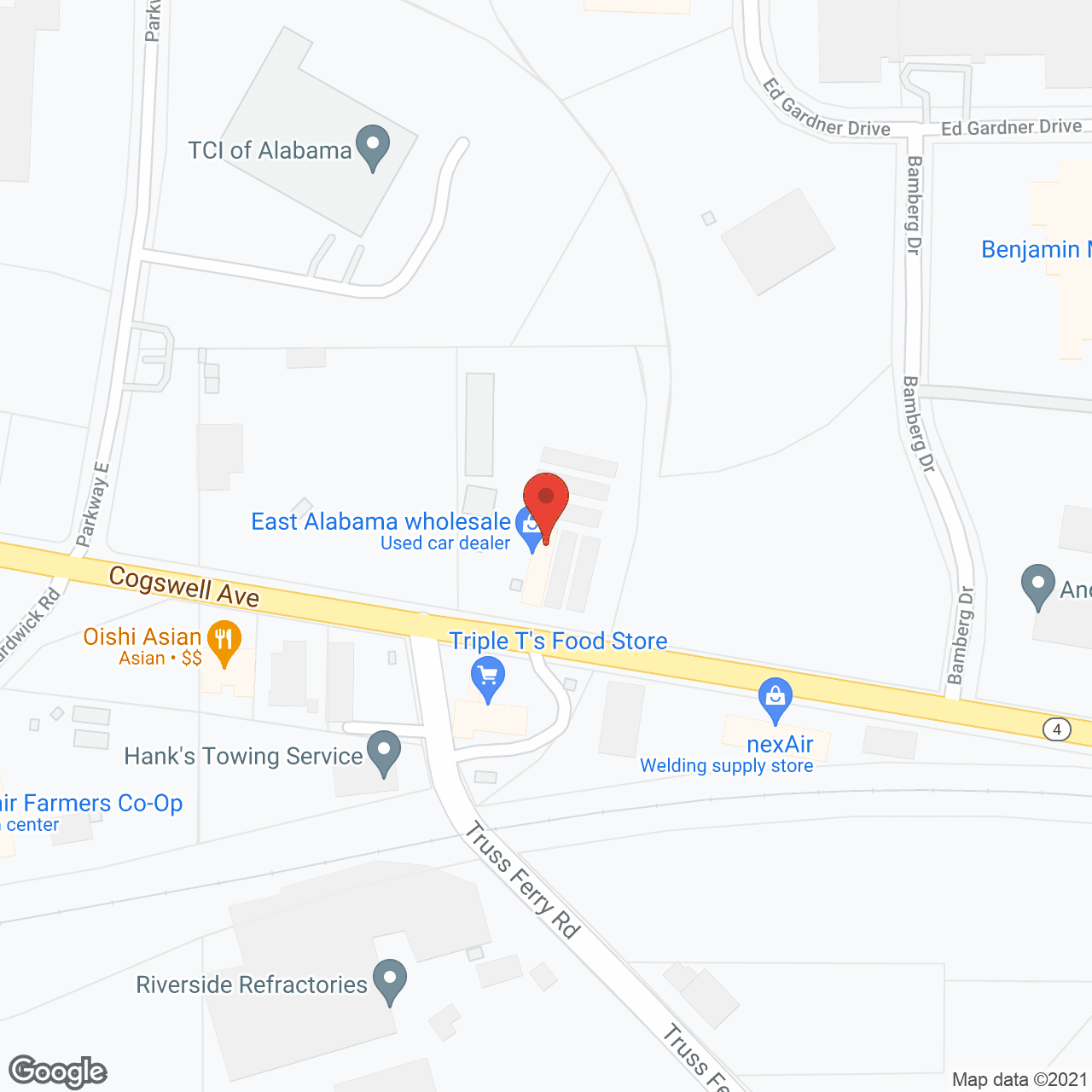 St Clair Health Care Ctr in google map