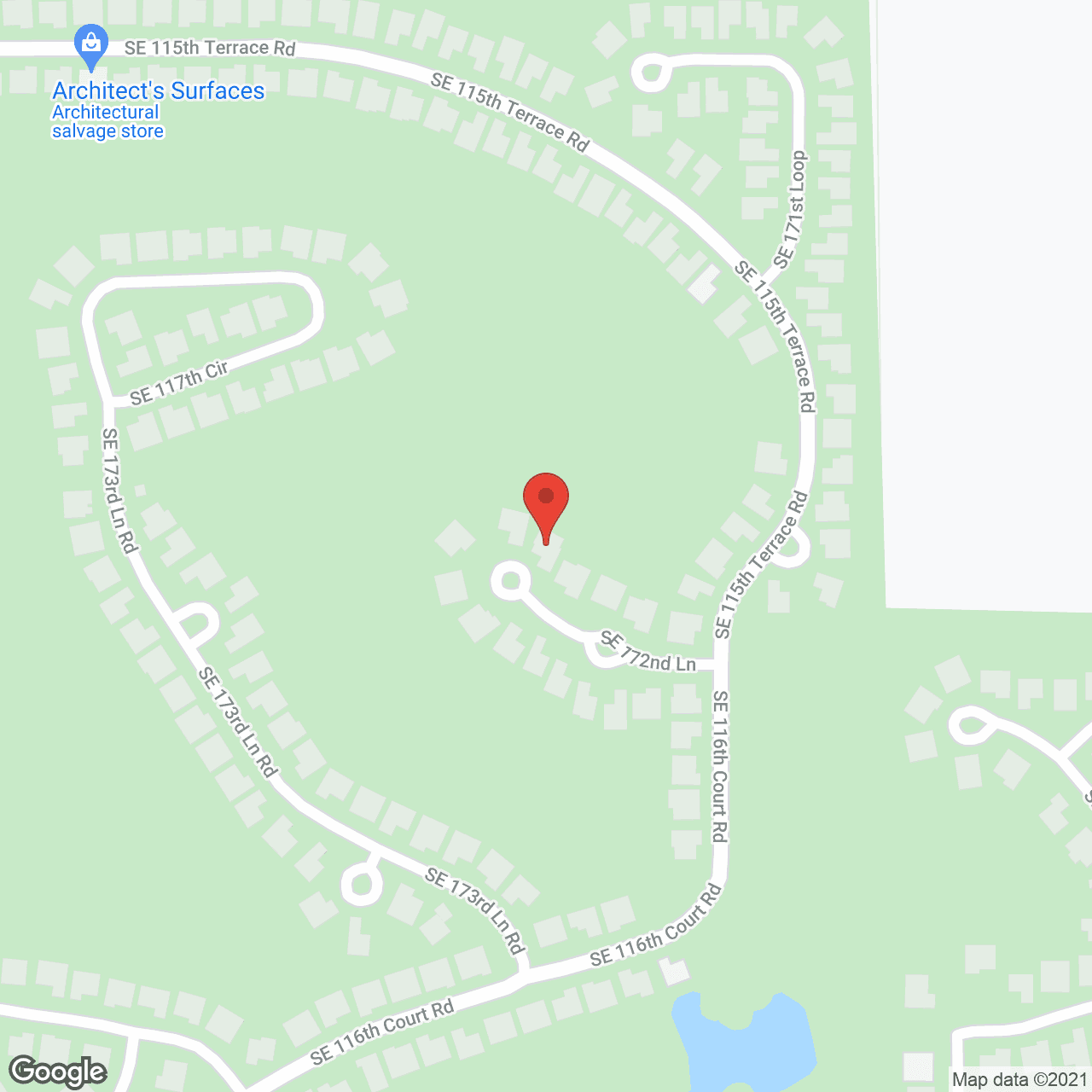 Stonecrest Residential Cmnty in google map