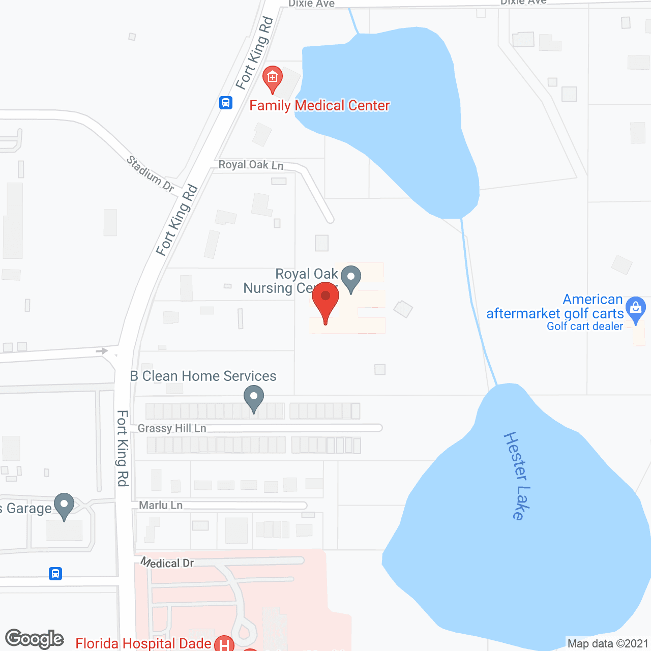 Royal Oak Nursing Center in google map