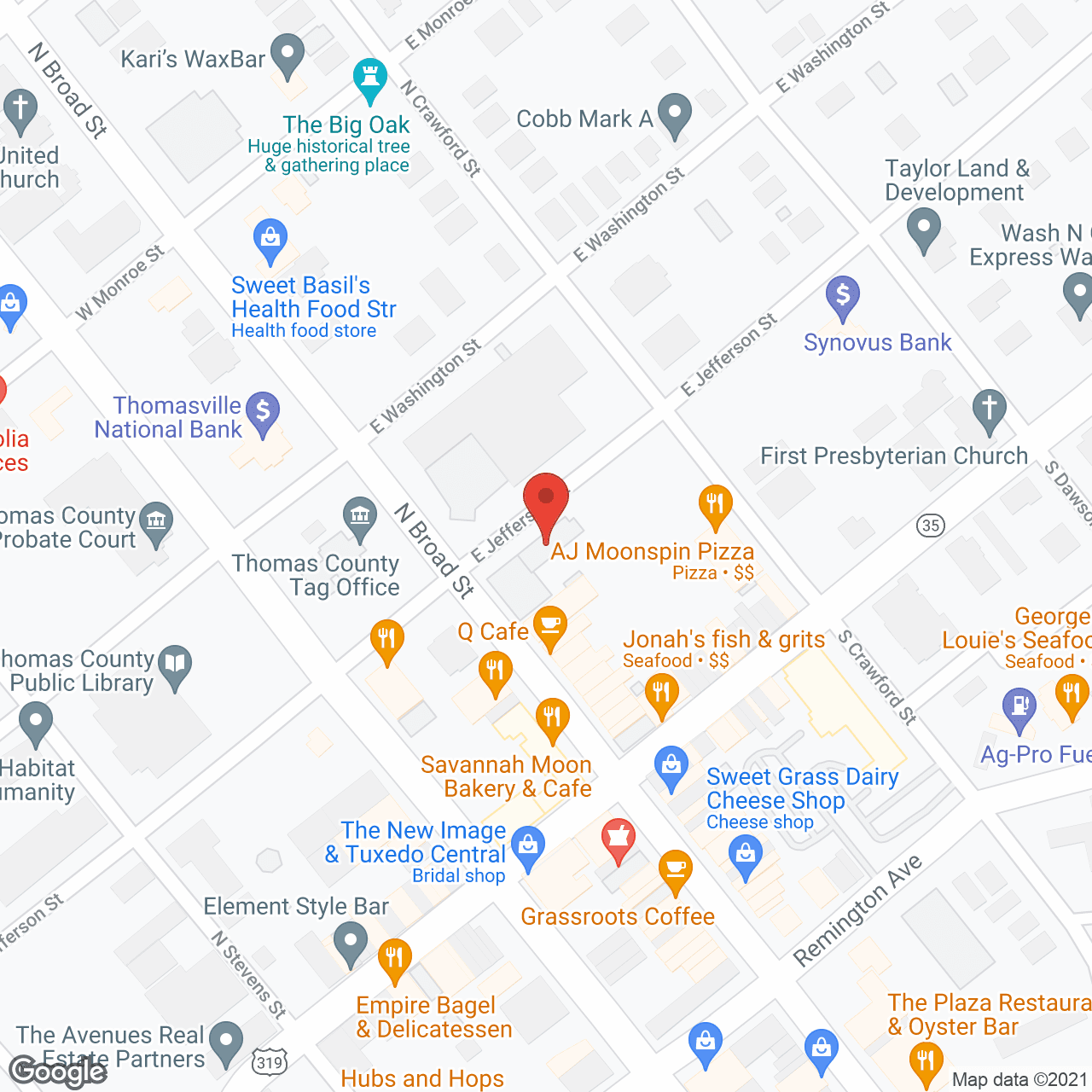 Jefferson Place Inc in google map