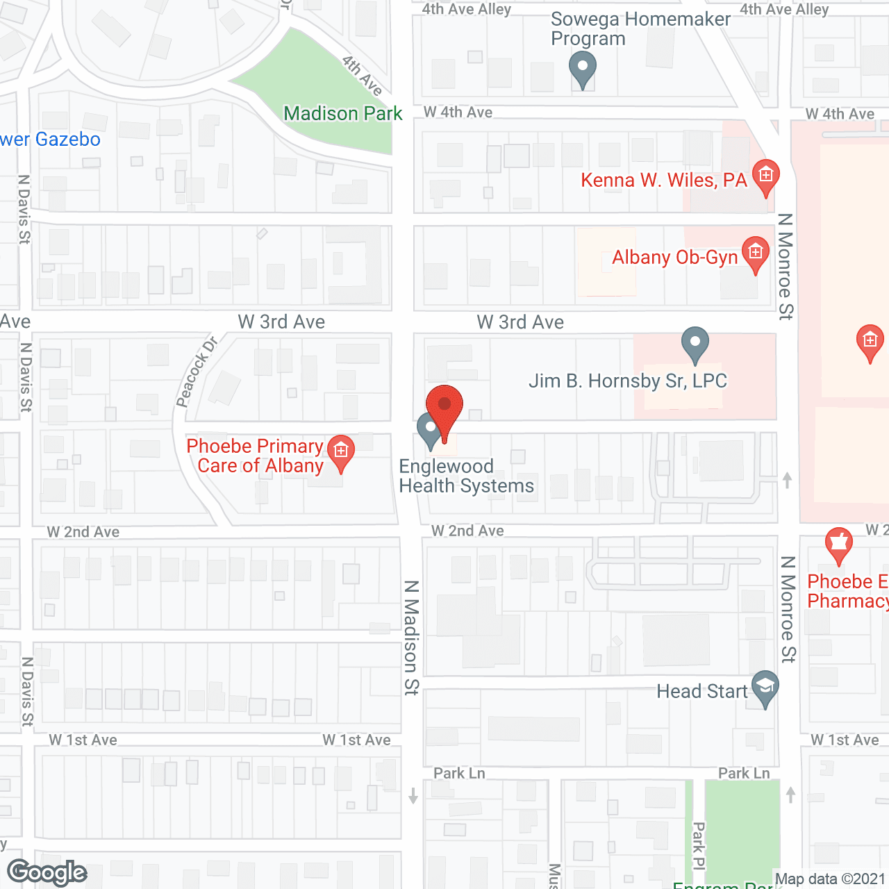 Englewood Health Care Ctr in google map