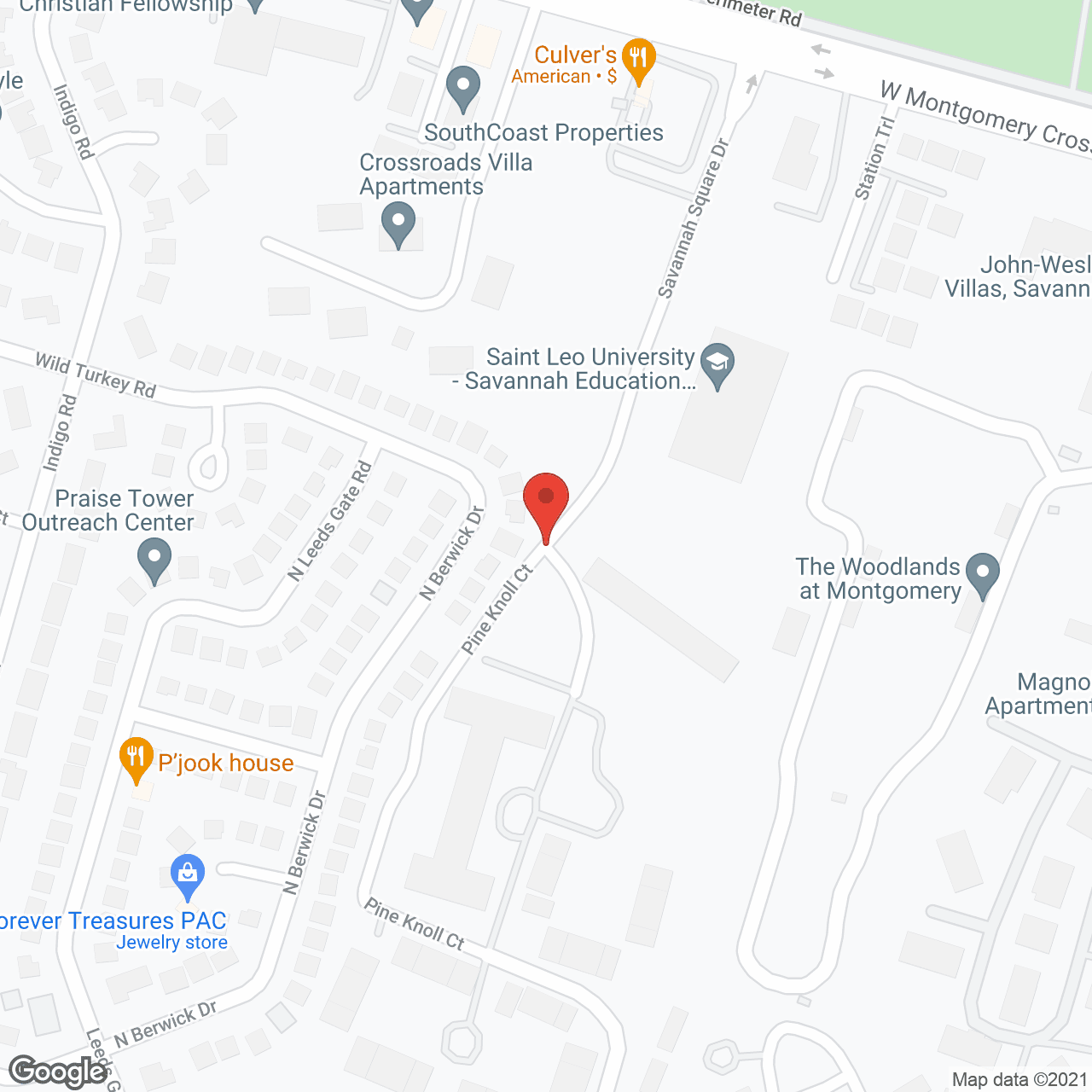 Palmetto Inn in google map