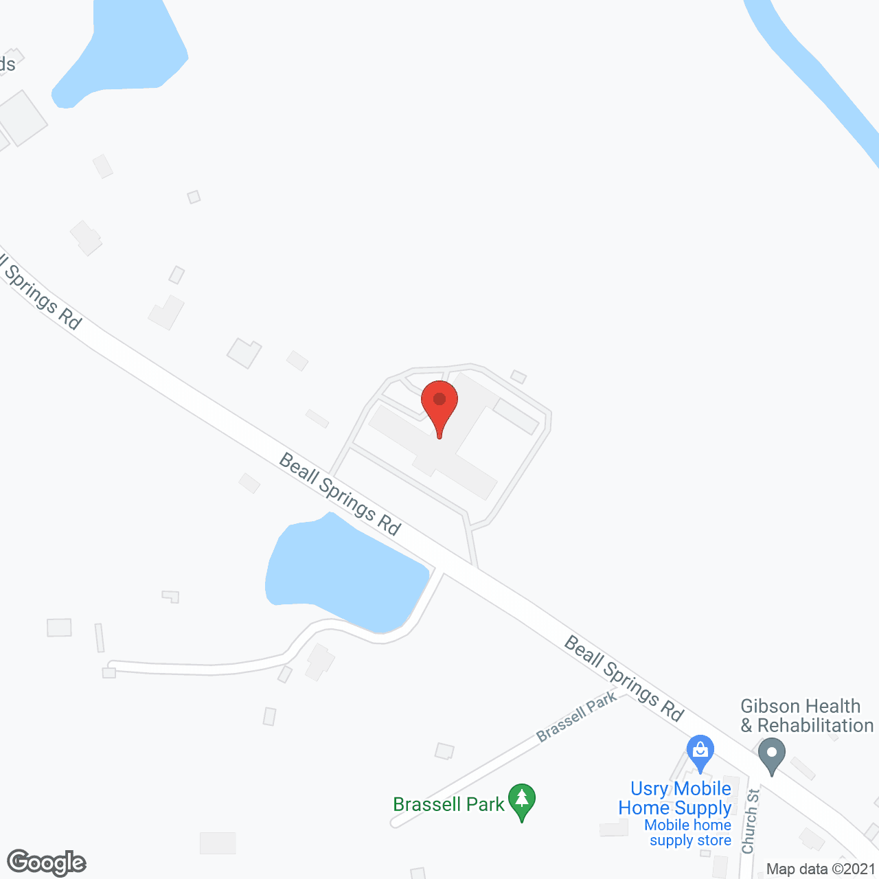 The Southern Living Center in google map