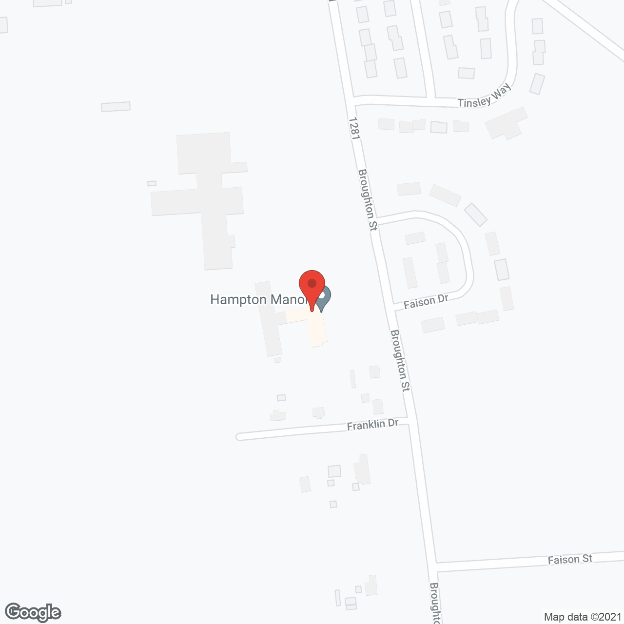 Hampton Manor in google map