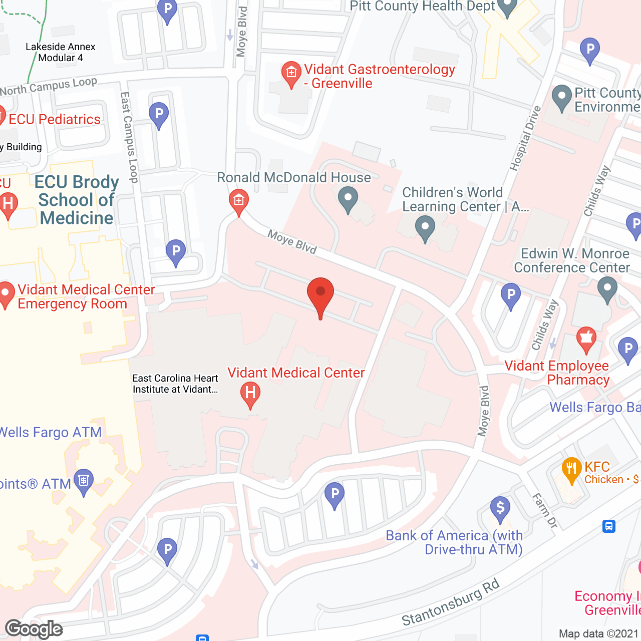 Golden Living Center Greenville in google map
