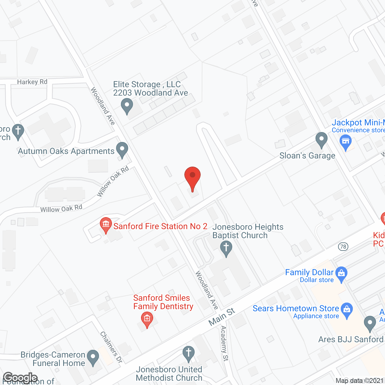 Leak's Adult Family Care in google map
