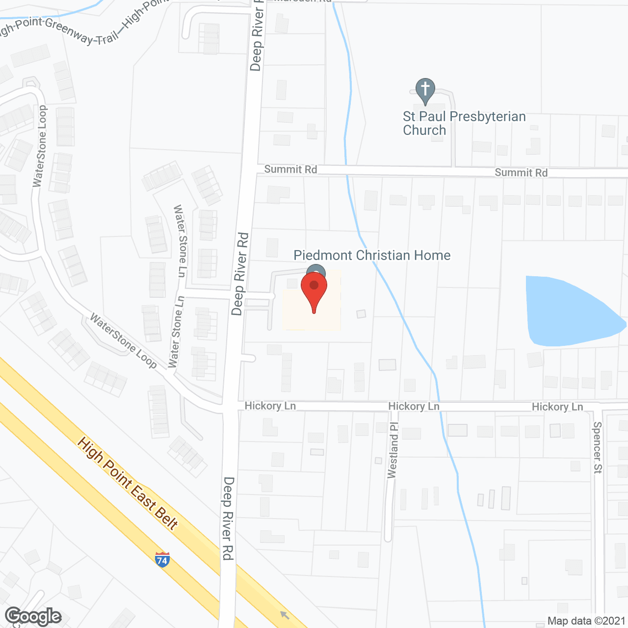 Piedmont Christian Home Inc in google map