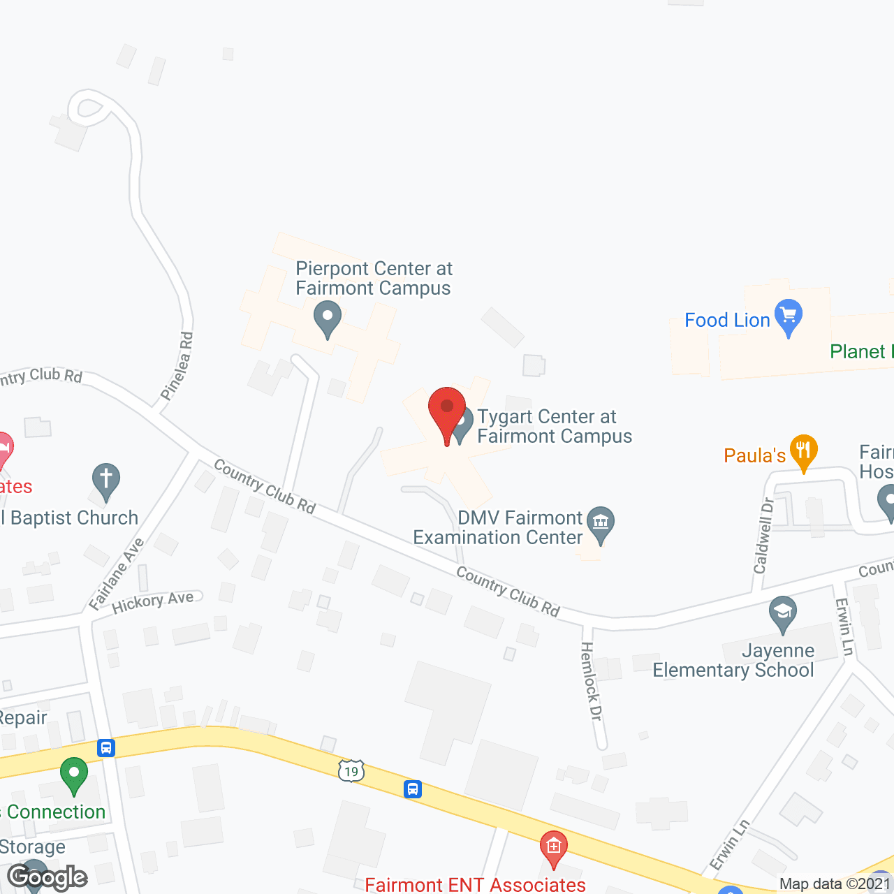 Wishing Well Center in google map