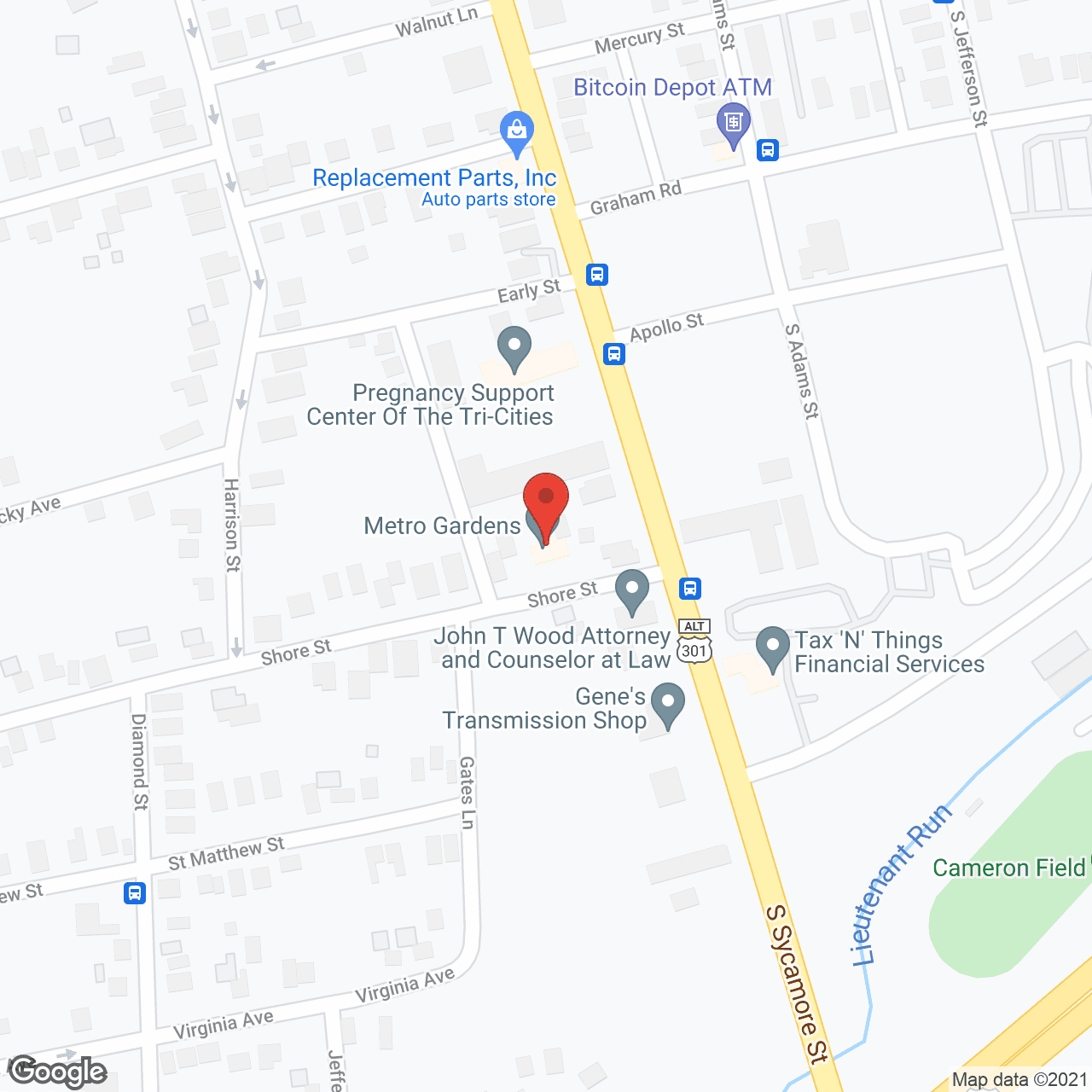 Metro Gardens Assisted Living Facility in google map