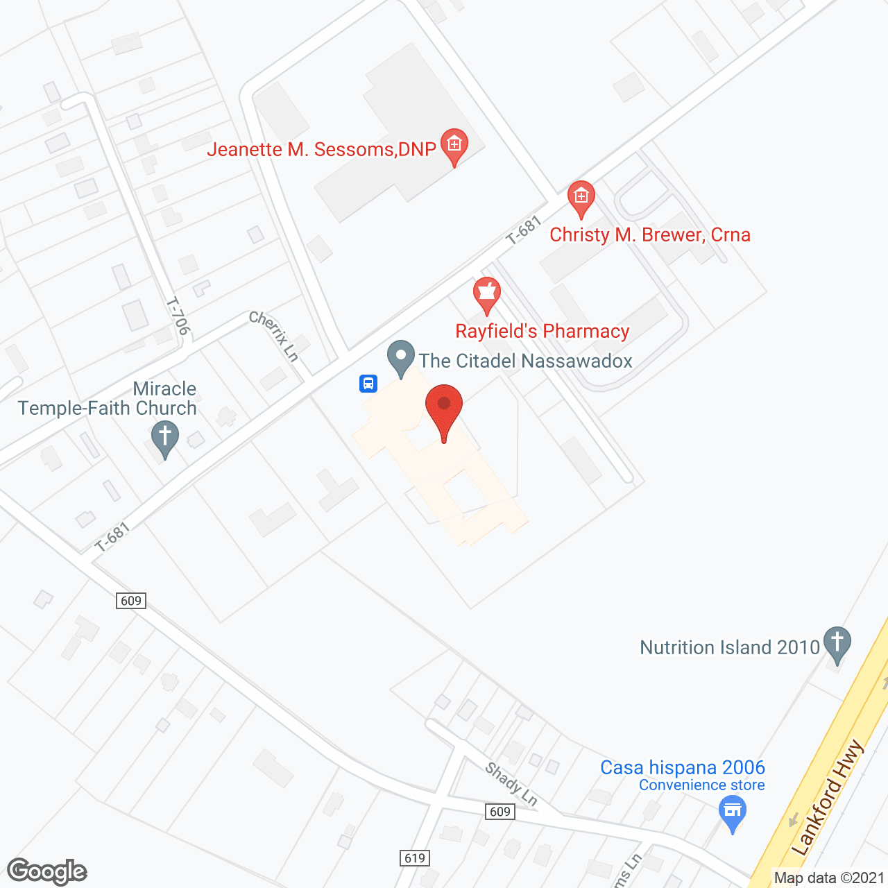 Heritage Hall in google map