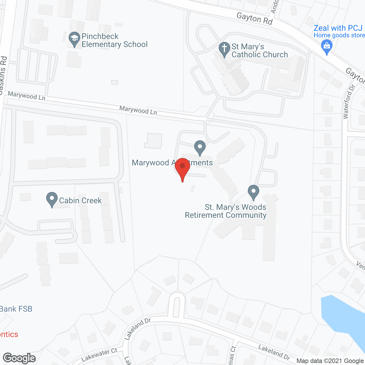 Marywood Elderly Apartments in google map