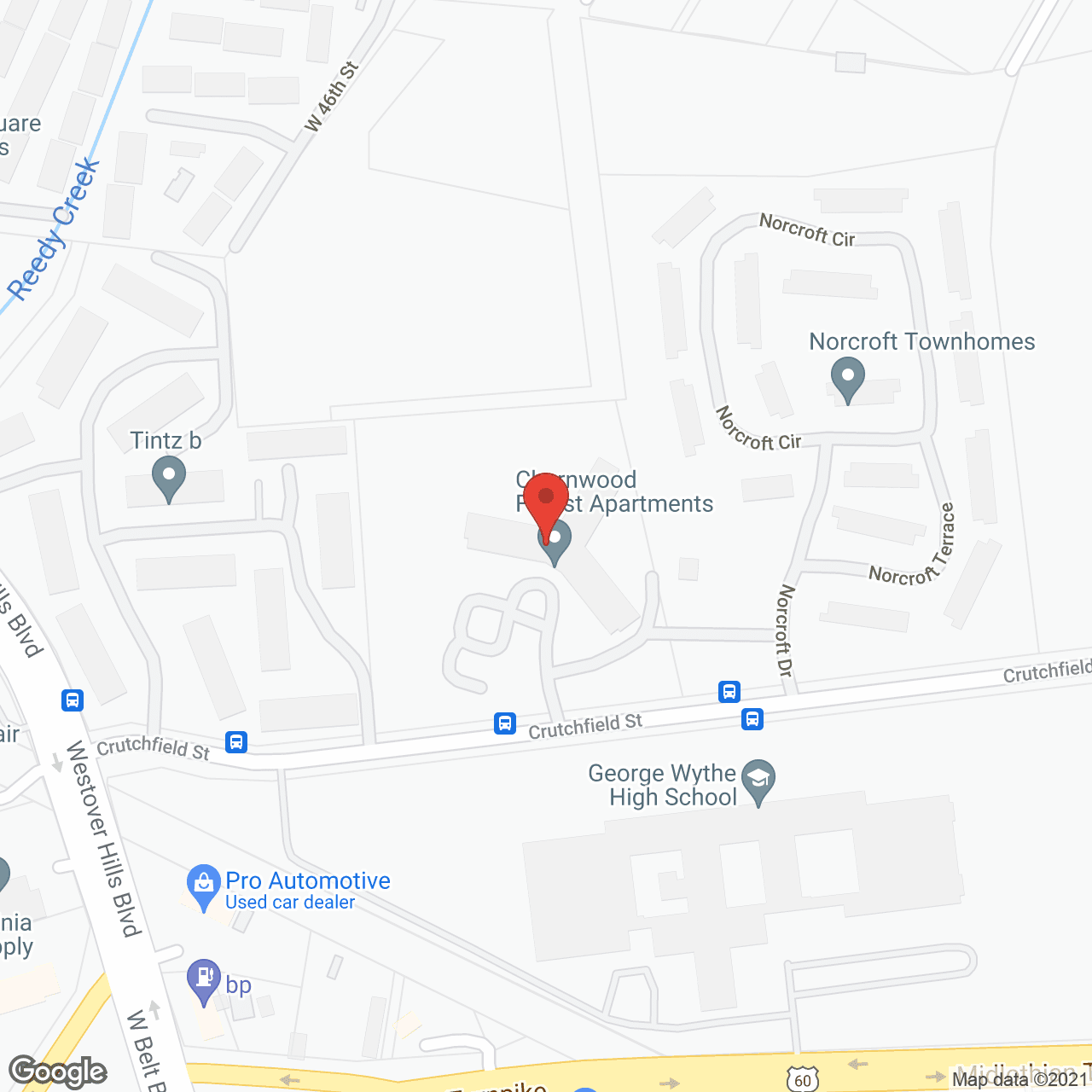 Charnwood Forest Apartments in google map