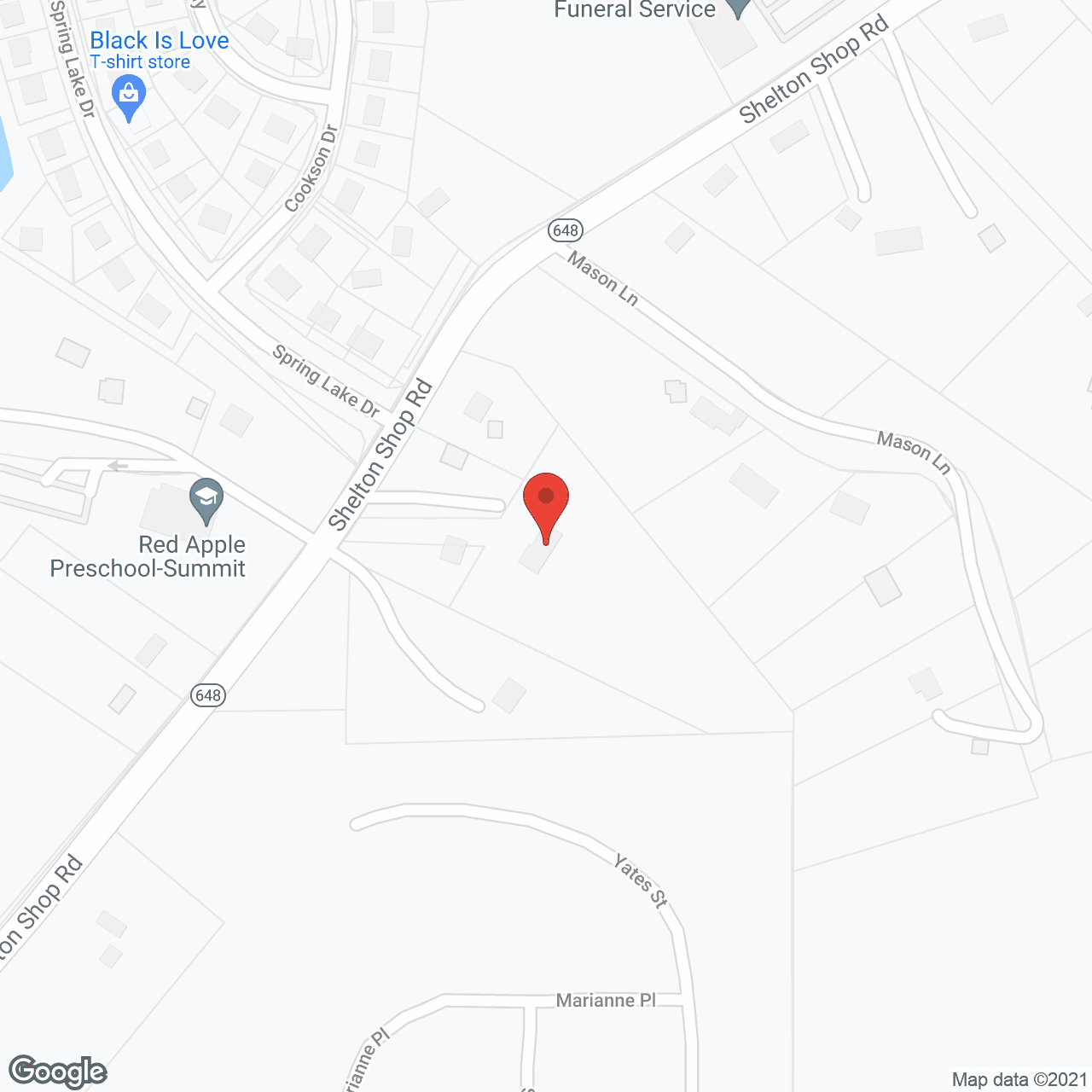 Parker Adult Care Home in google map