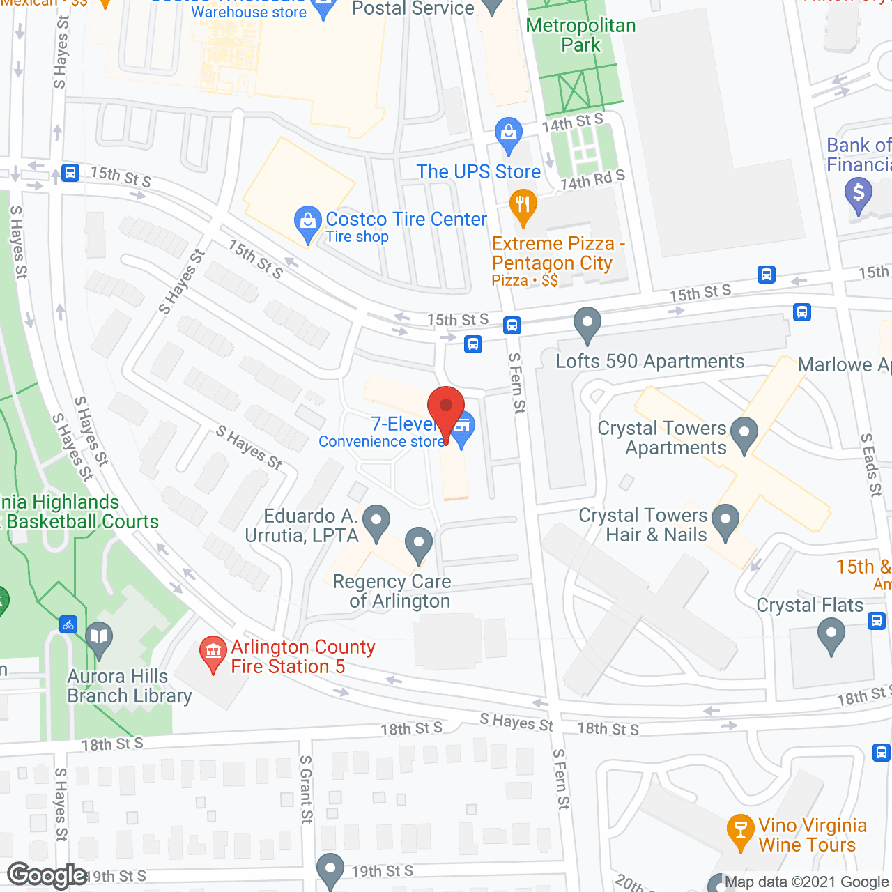 Claridge House of Arlington in google map