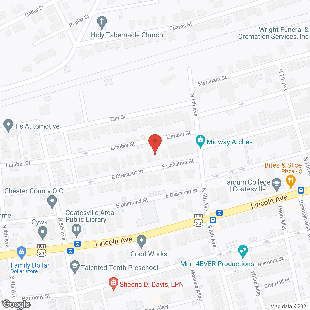 Madanat Personal Care Home Inc in google map