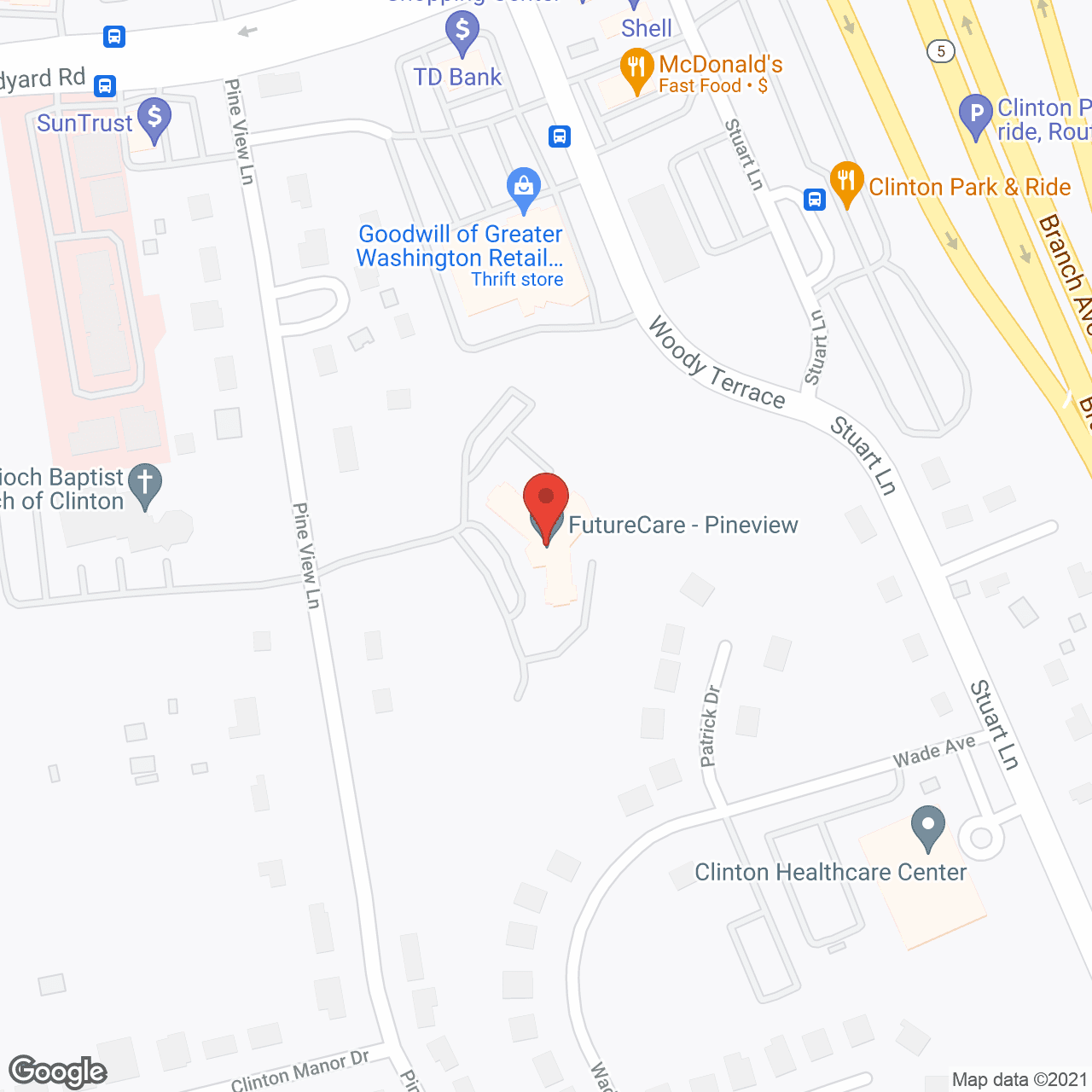 Futurecare-Pineview in google map