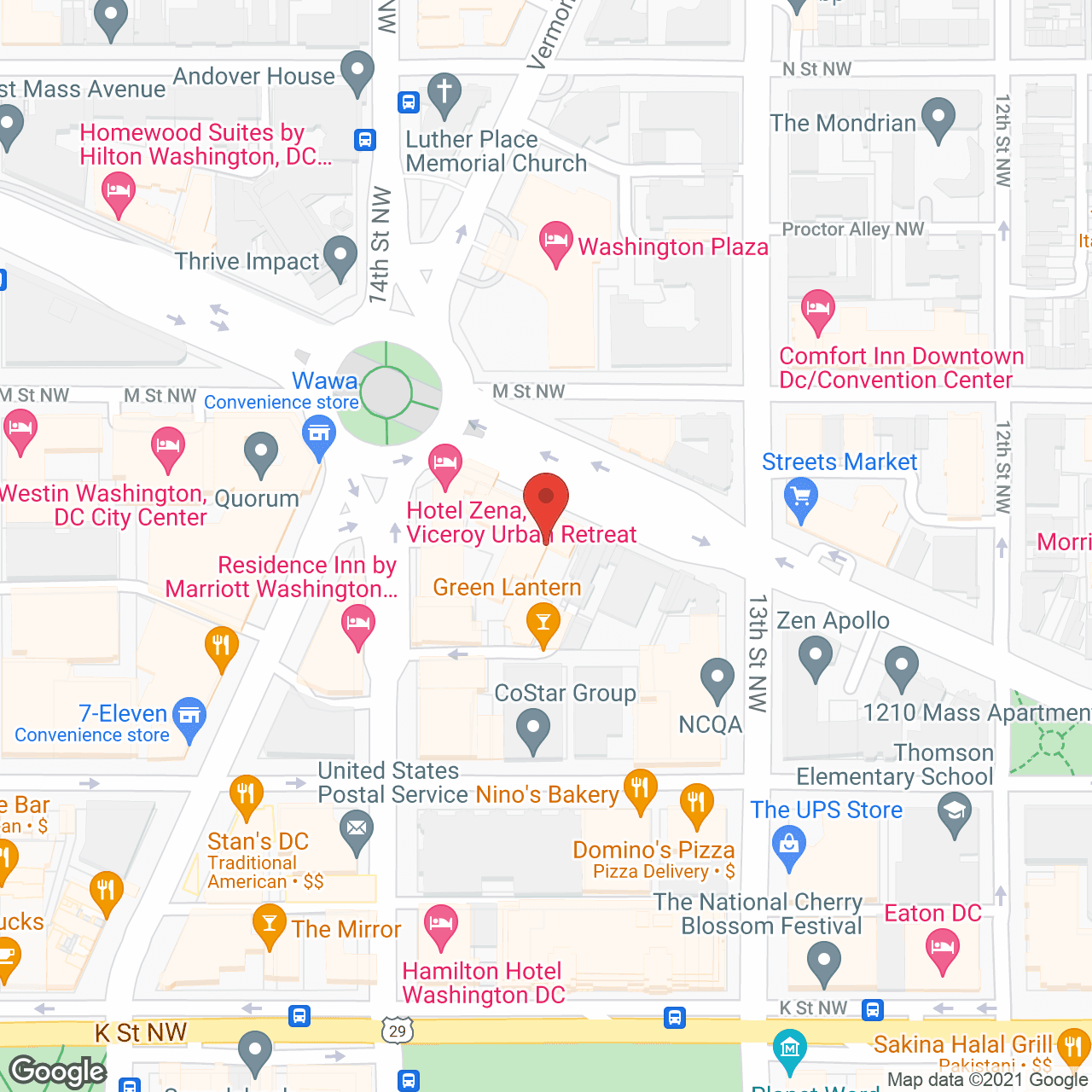 The Residences at Thomas Circle in google map