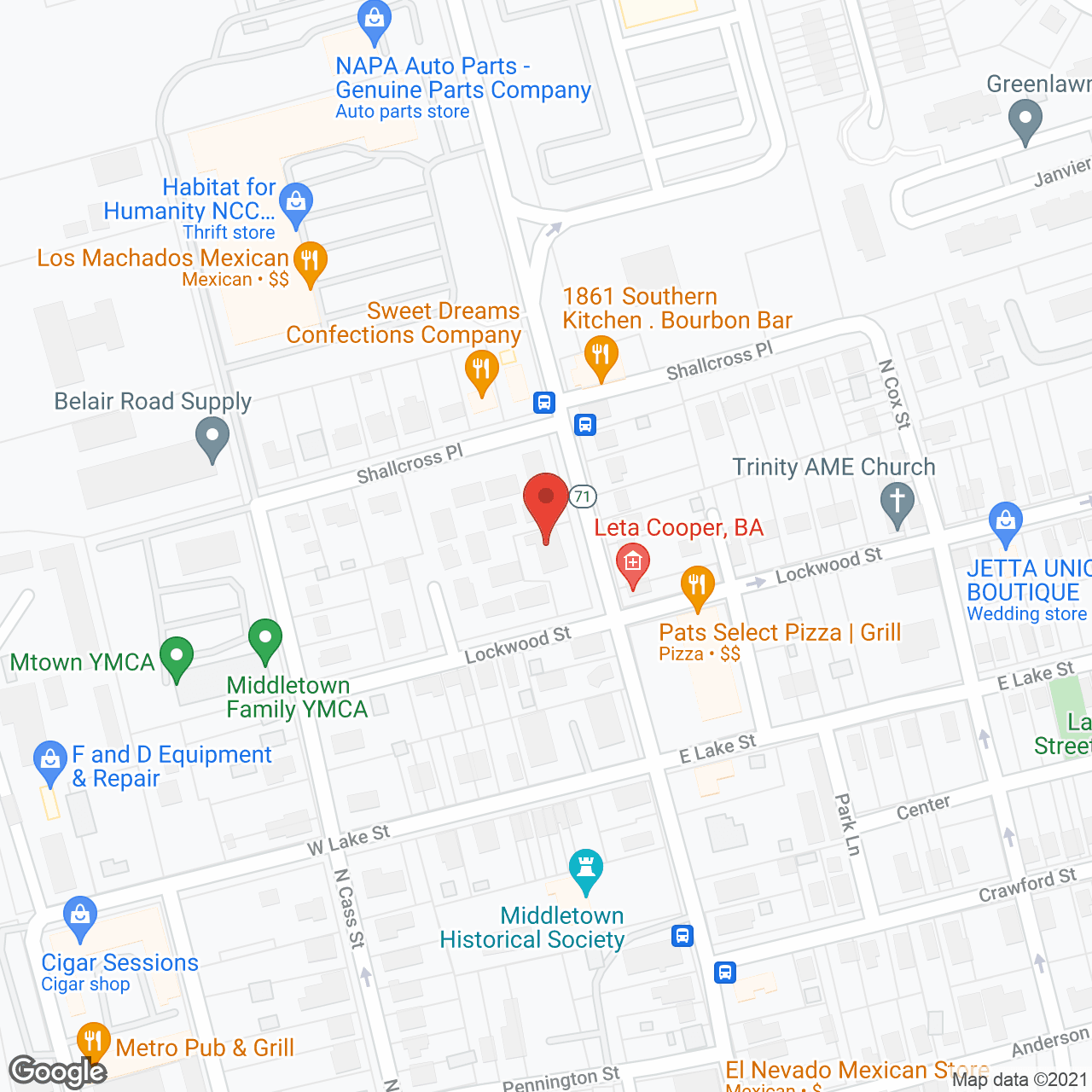 Holly Square in google map