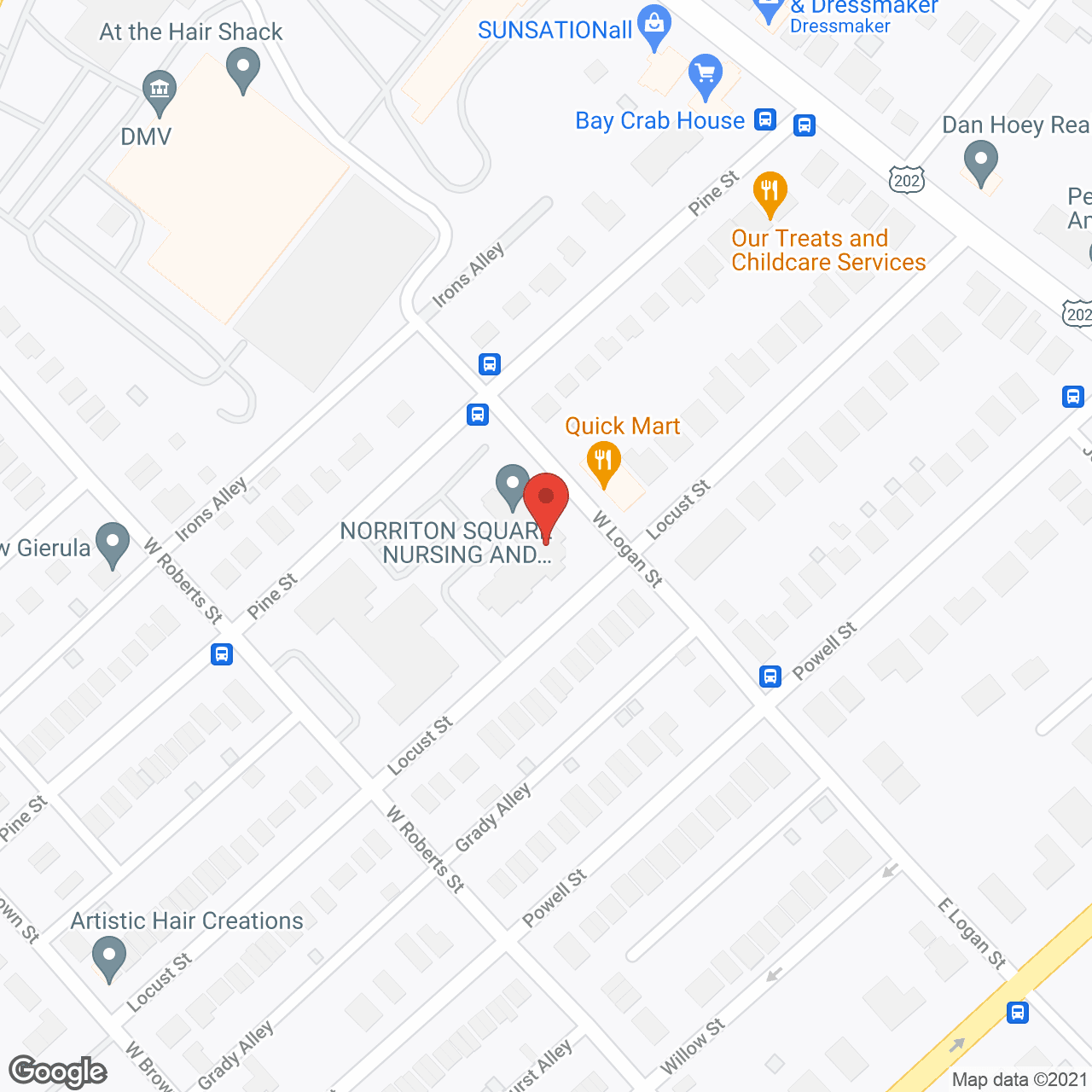 Norriton Square Nursing and Rehabilitation Center in google map
