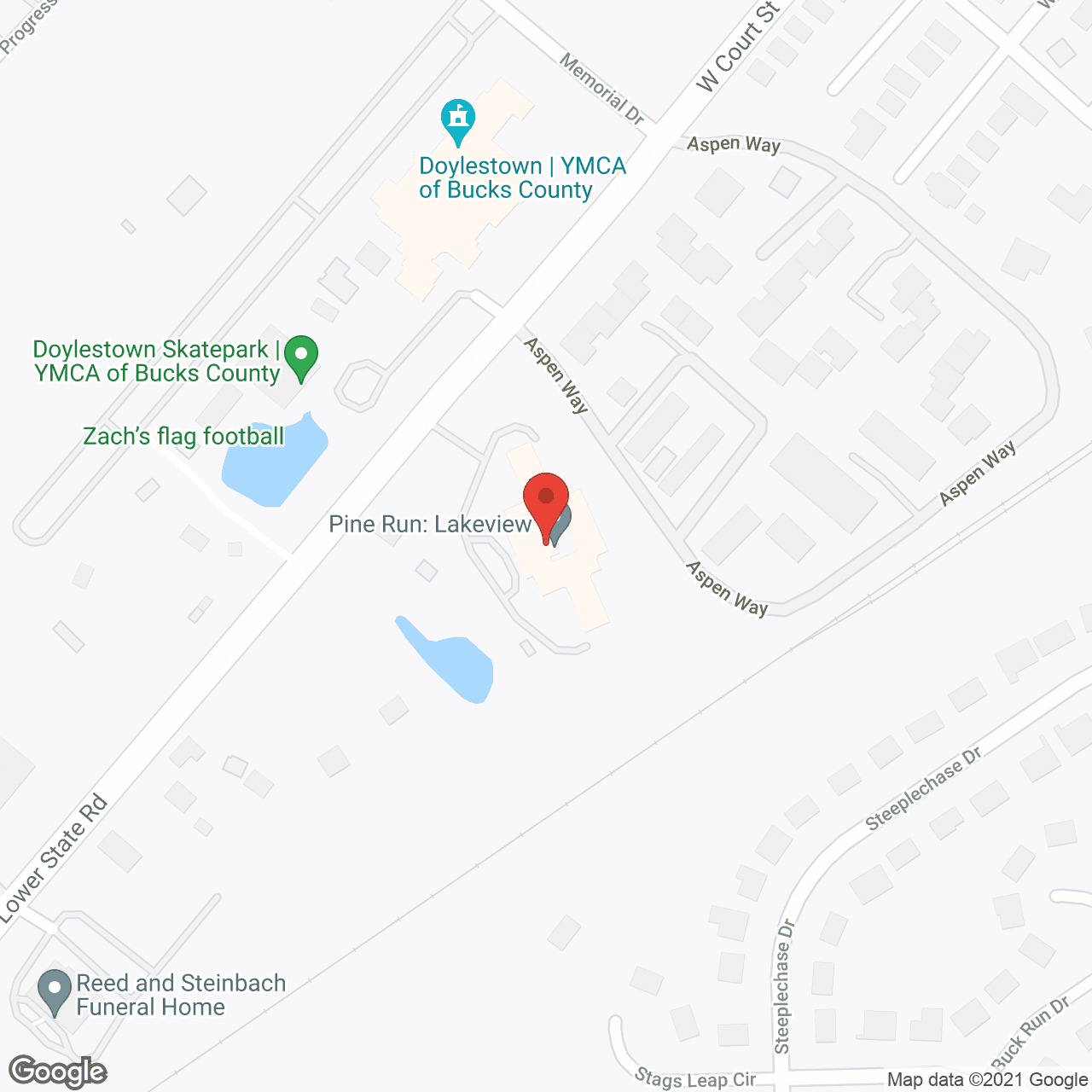 Pine Run Village in google map