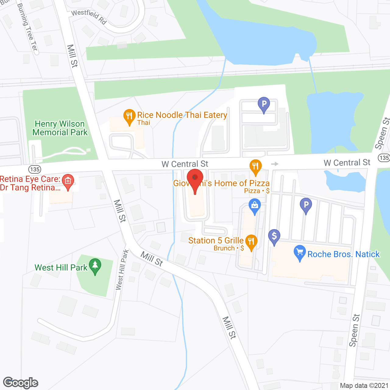 The Eliot Healthcare Center in google map