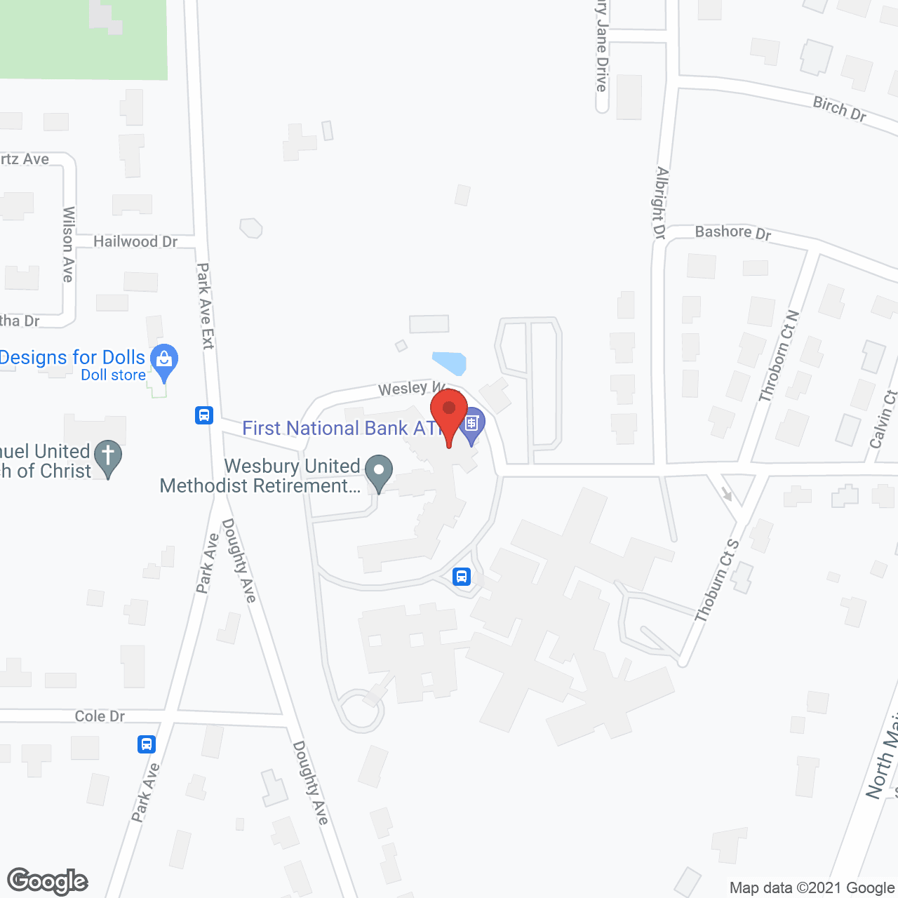 Wesbury United Methodist Comm in google map