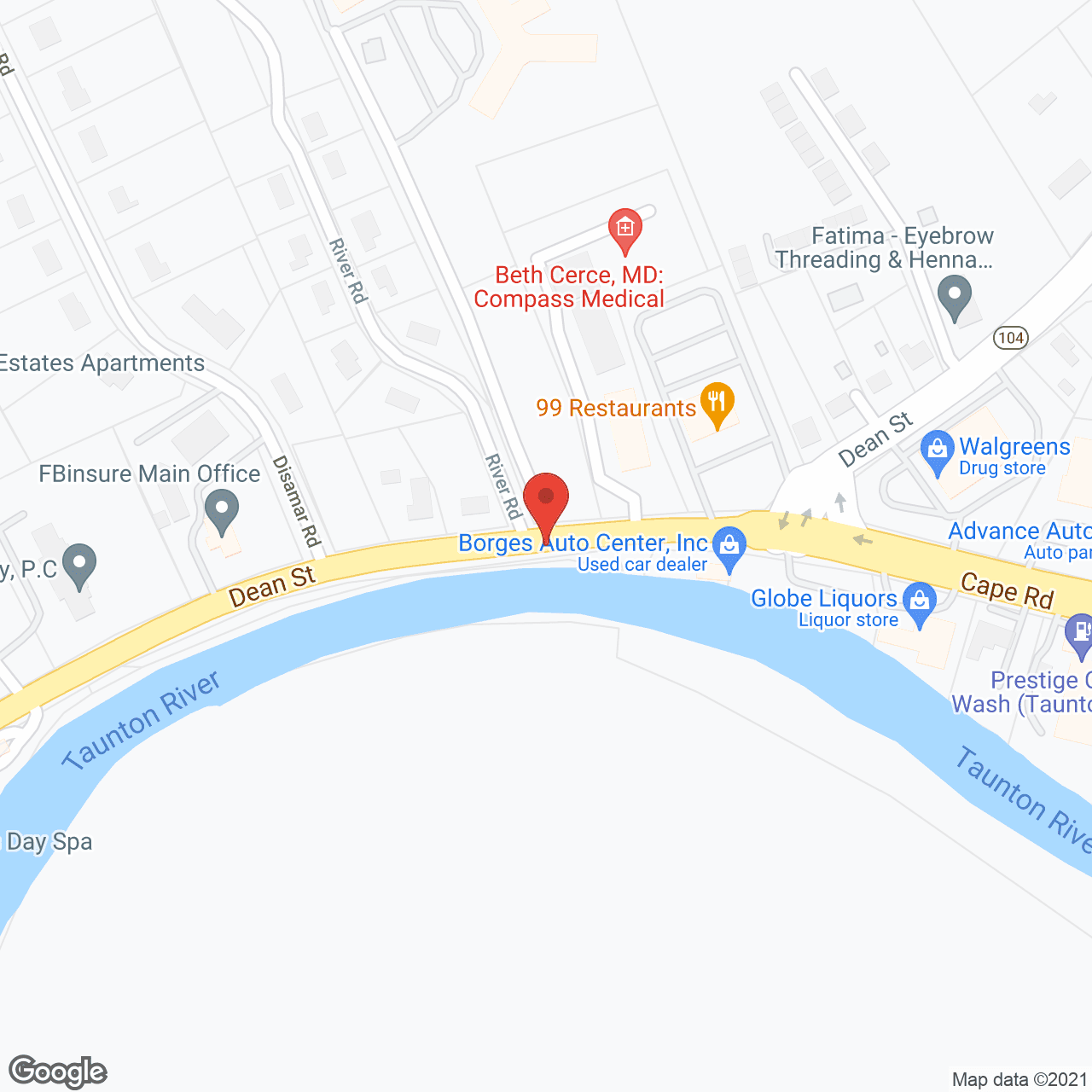 Wedgemere Heathcare in google map