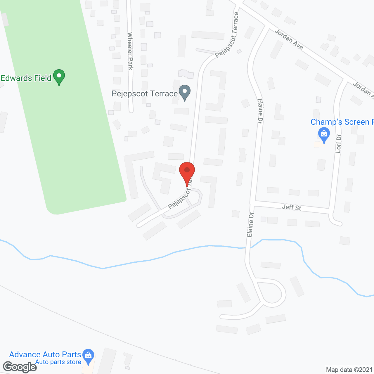 Pejepscot Terrace in google map