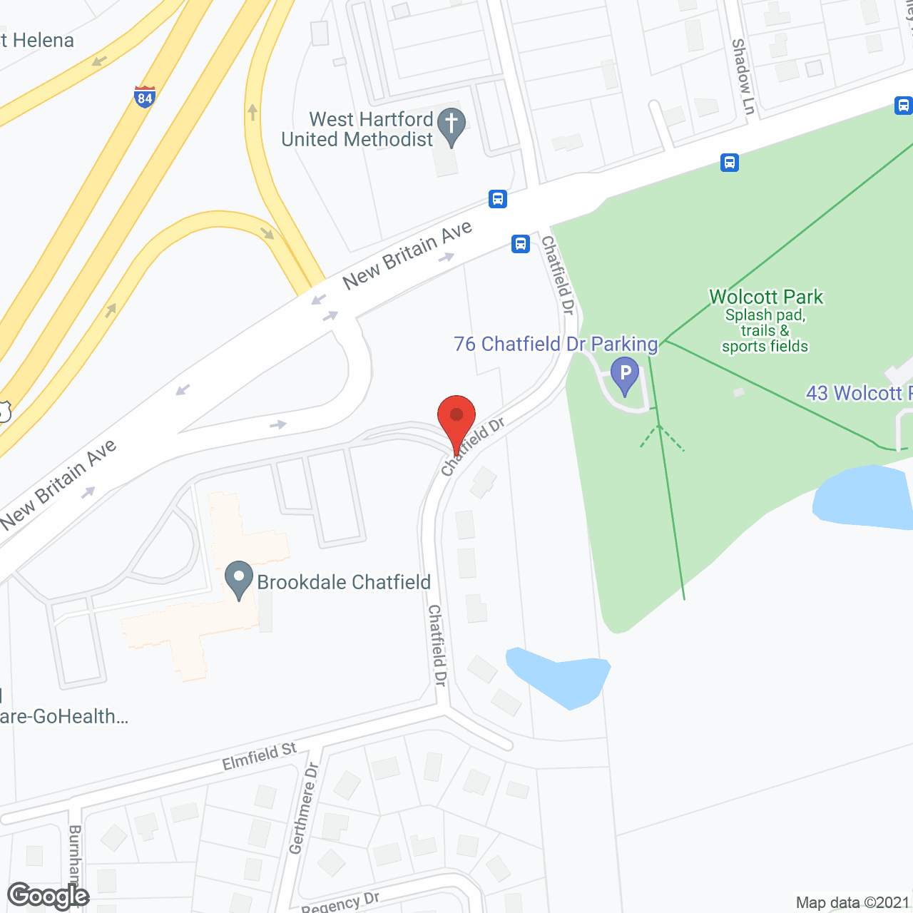 Brookdale Chatfield in google map