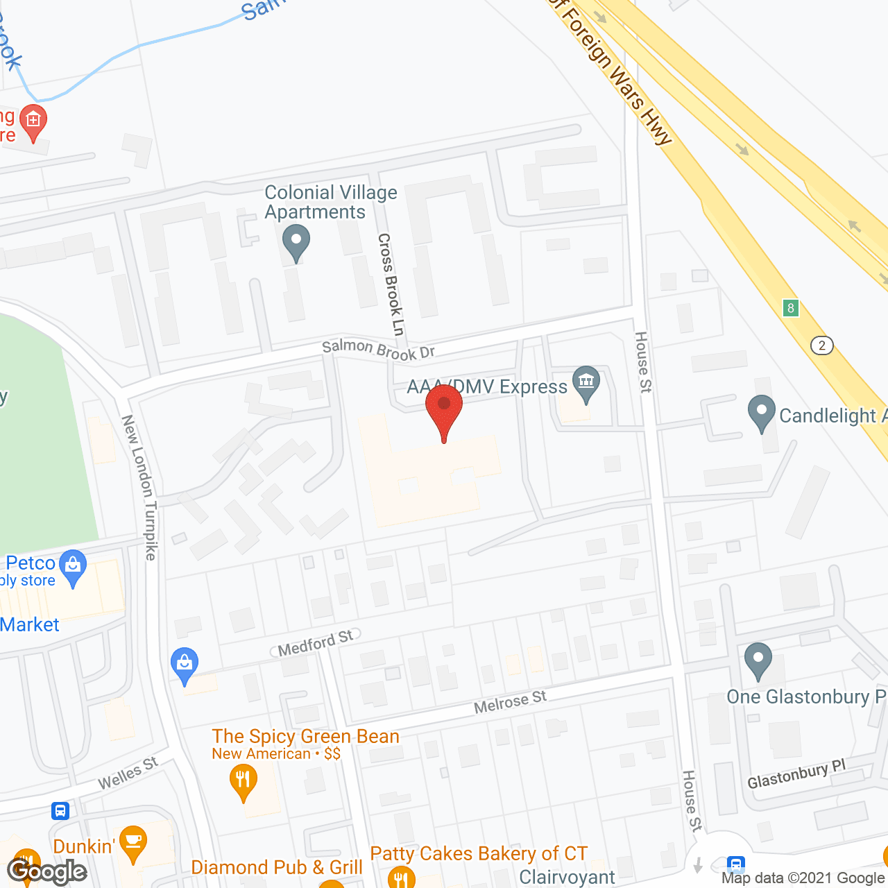 Salmon Brook Center in google map