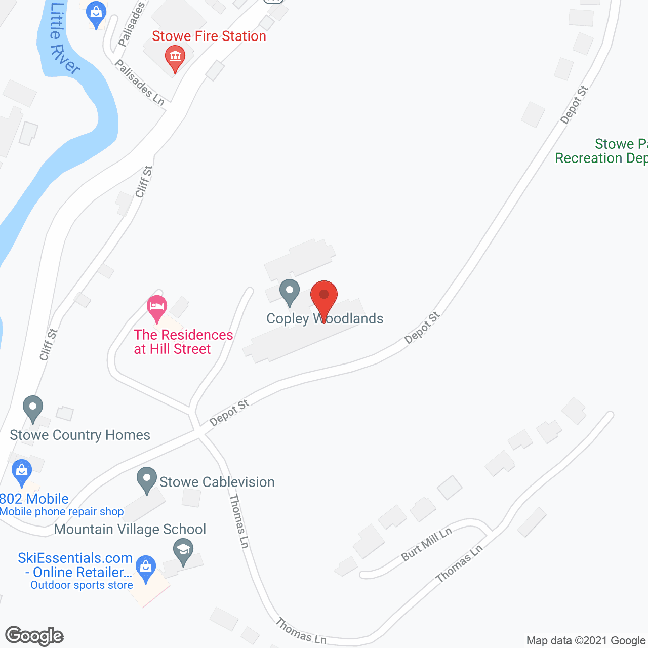 Copley Woodlands Inc in google map