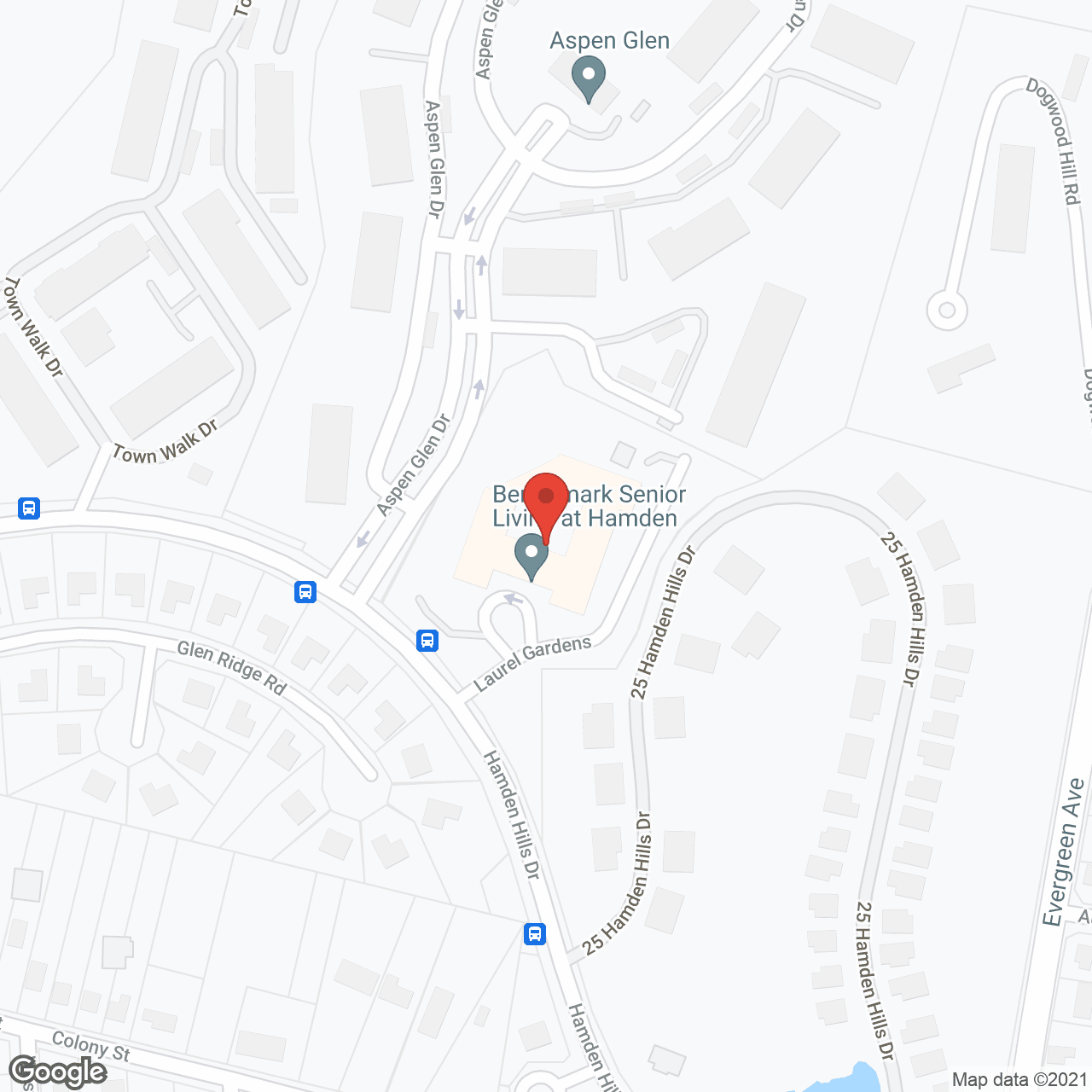 Benchmark Senior Living at Hamden in google map