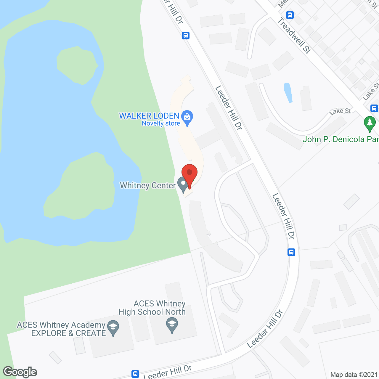 Whitney Center in google map