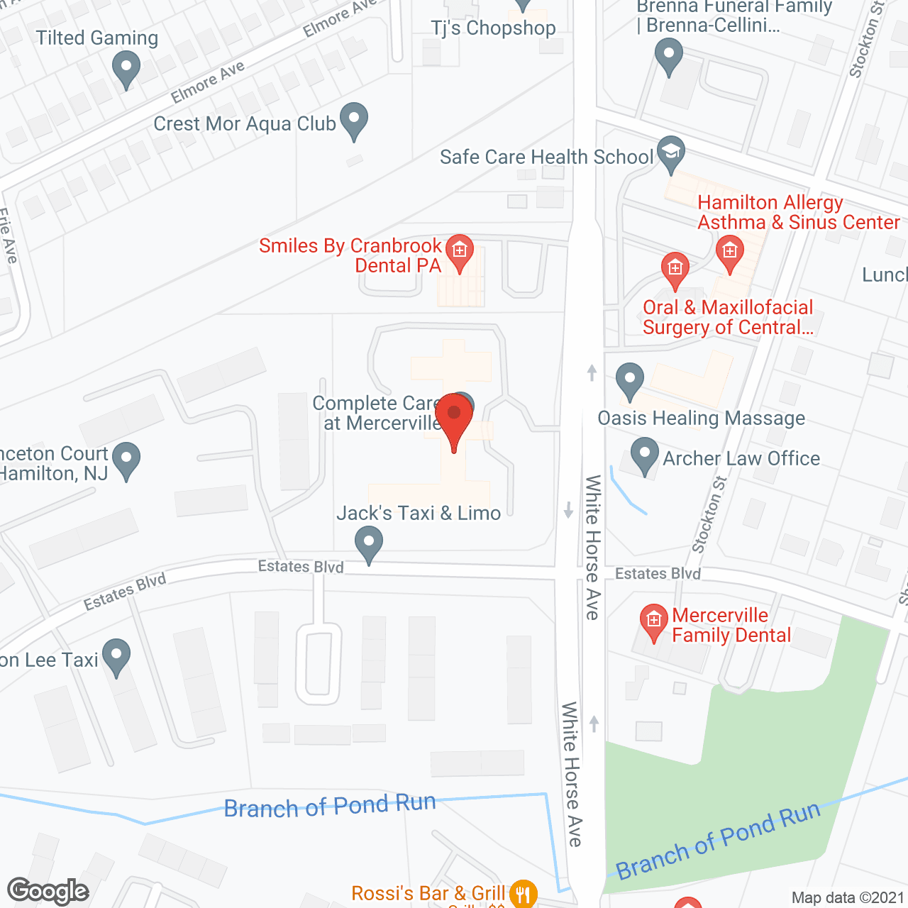 Mercerville Center in google map