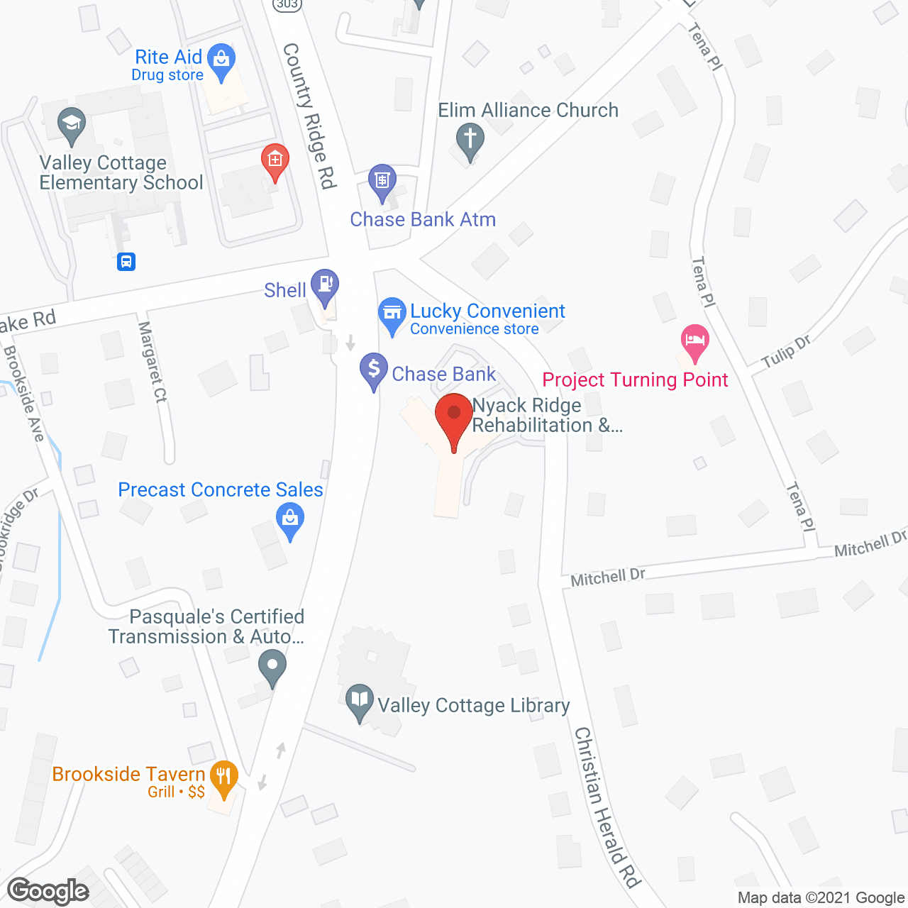 Nyack Ridge Rehabilitation & Nursing Center in google map