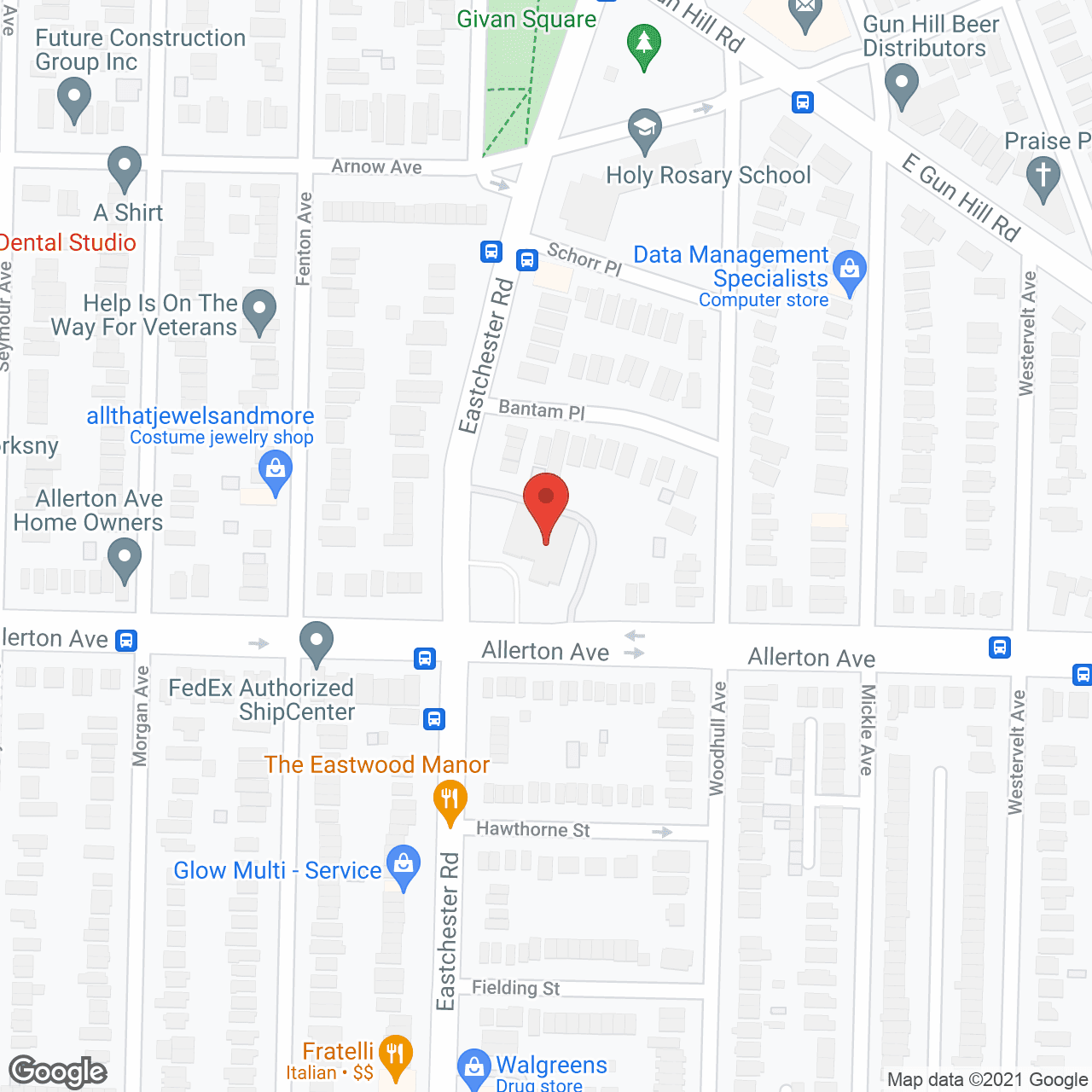Eastchester Park Nursing Home in google map