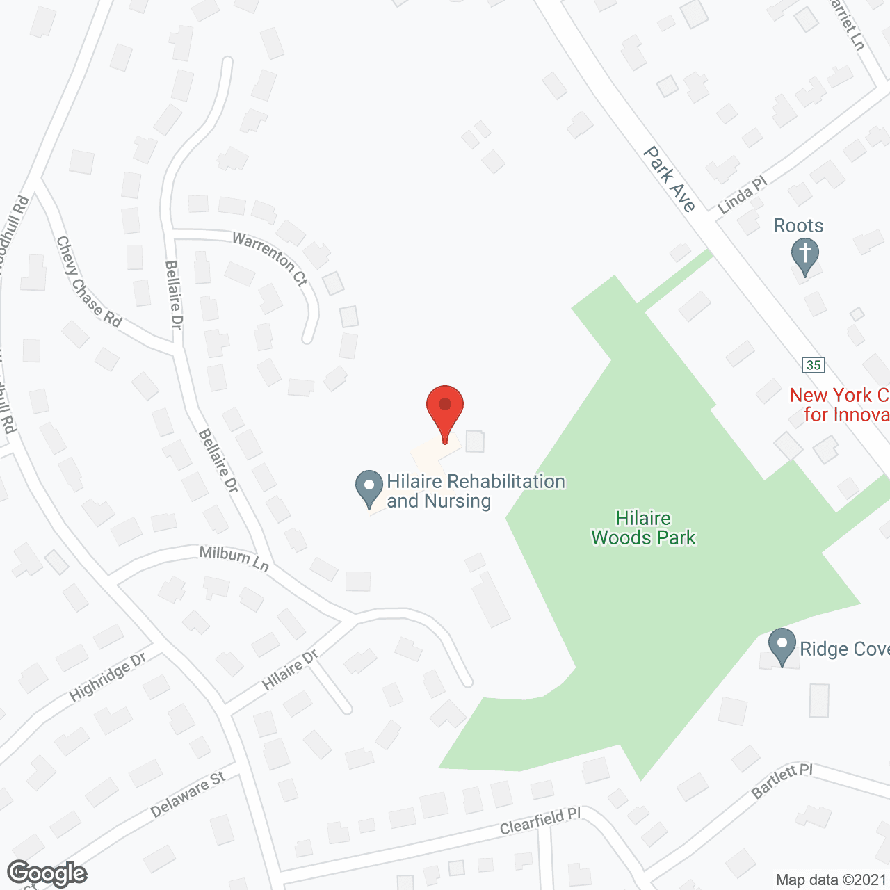 Hilaire Nursing and Rehabilitation in google map