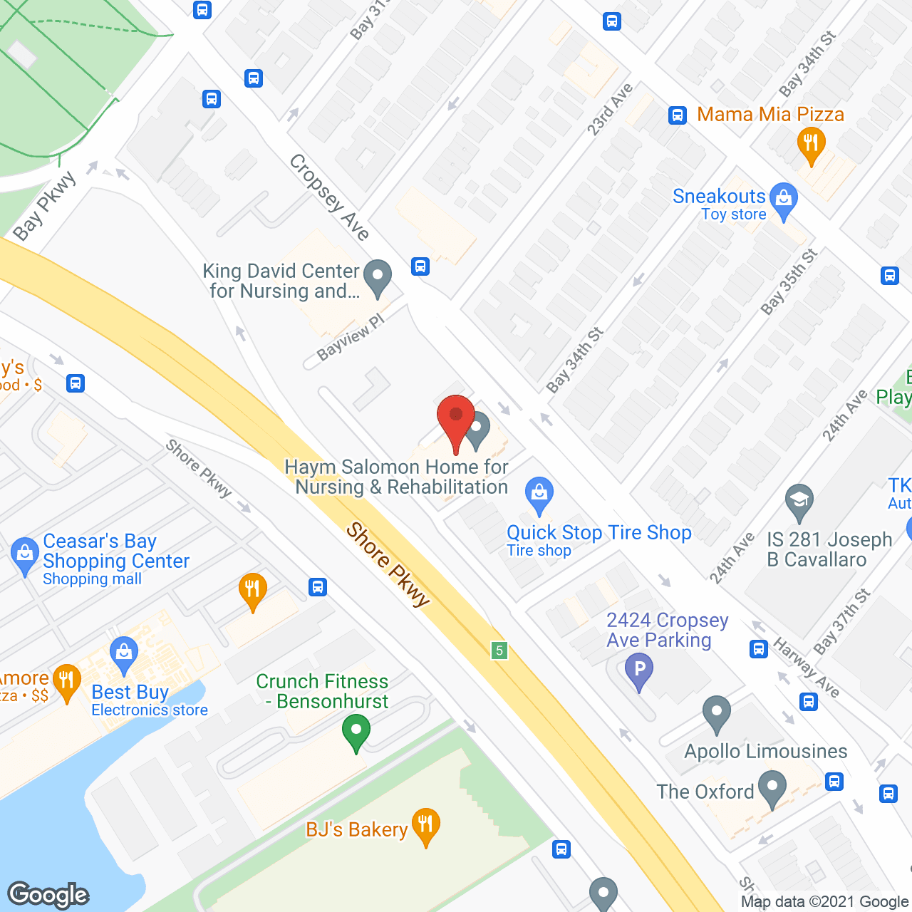 Haym Salomon Adult Day Care Center in google map