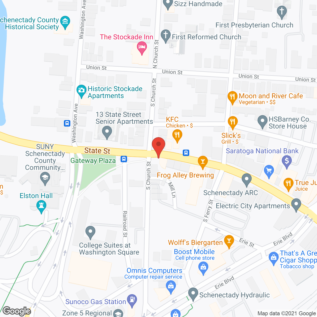 Ten Mill Lane Apartments in google map