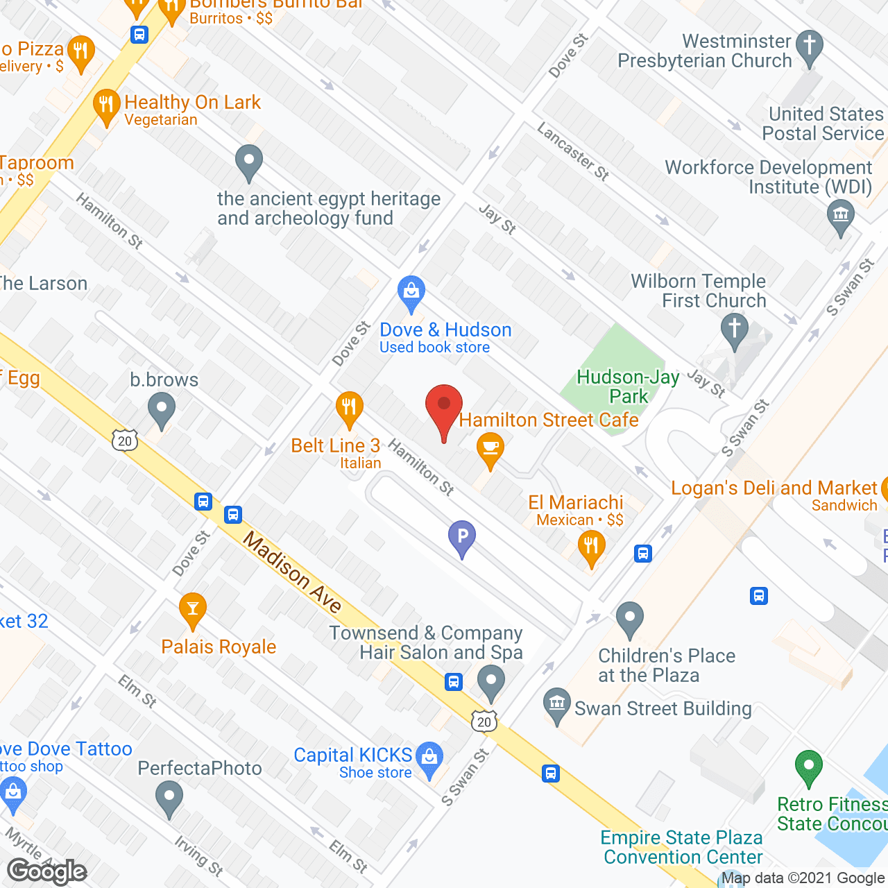 Robinson Square Apartments in google map