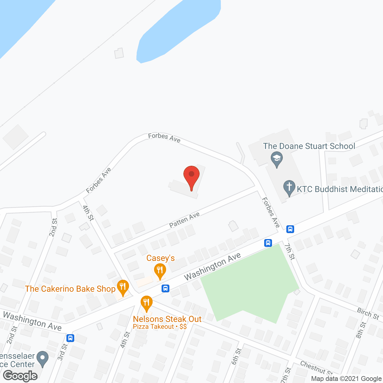 Van Rensselaer Heights in google map