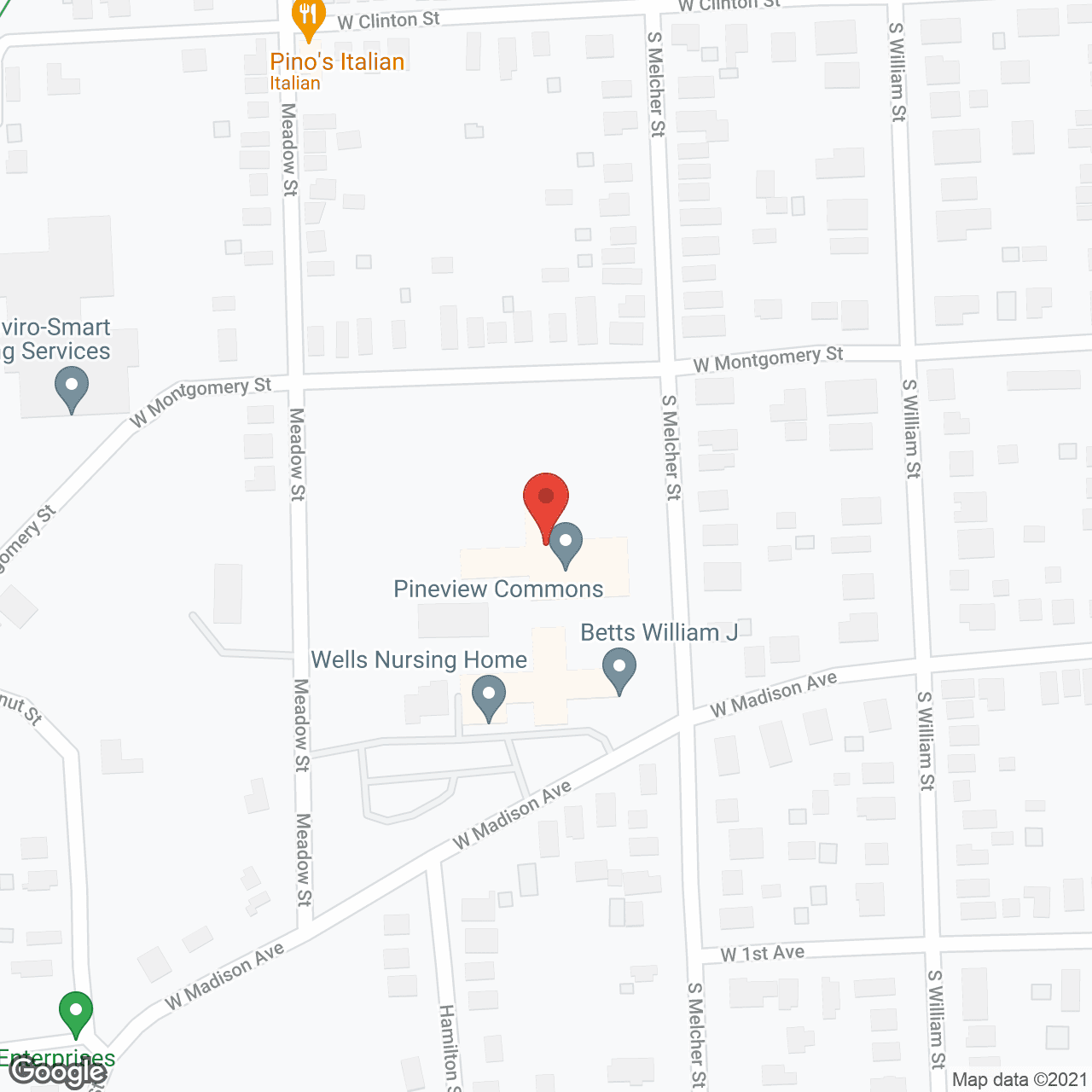 Pineview Commons Home-Adults in google map