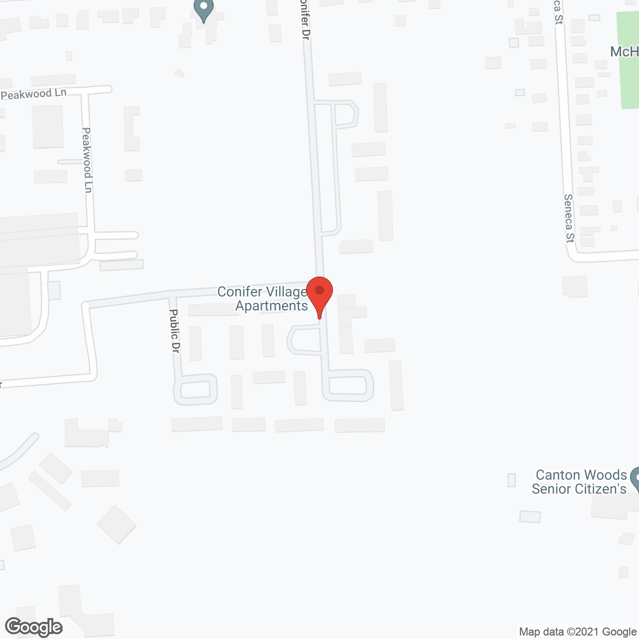 Conifer Village Apartments in google map