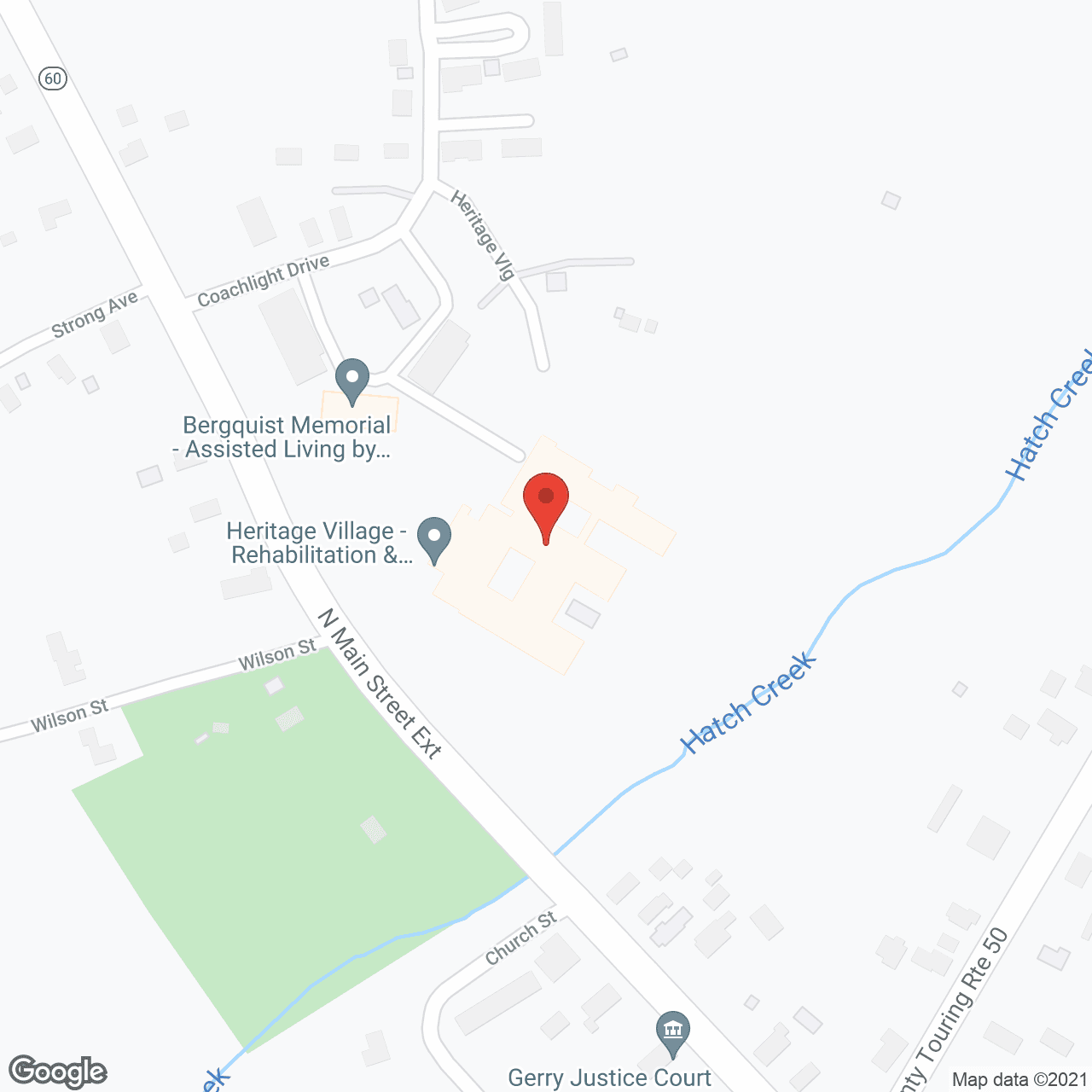 Heritage Village Retirement Campus in google map