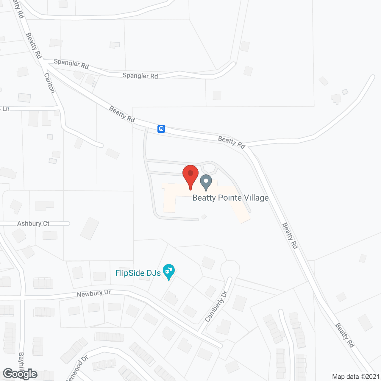 Beatty Pointe Village in google map