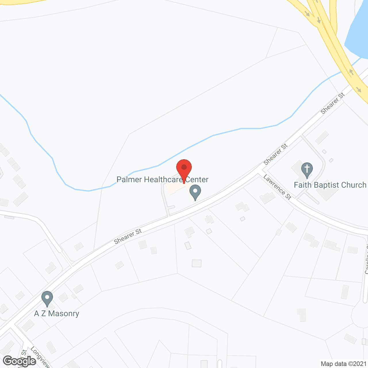 Palmer House Alzheimers Ctr in google map